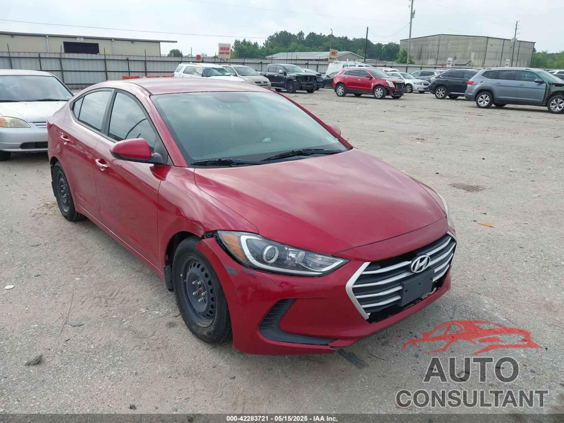 HYUNDAI ELANTRA 2017 - KMHD74LF7HU367630