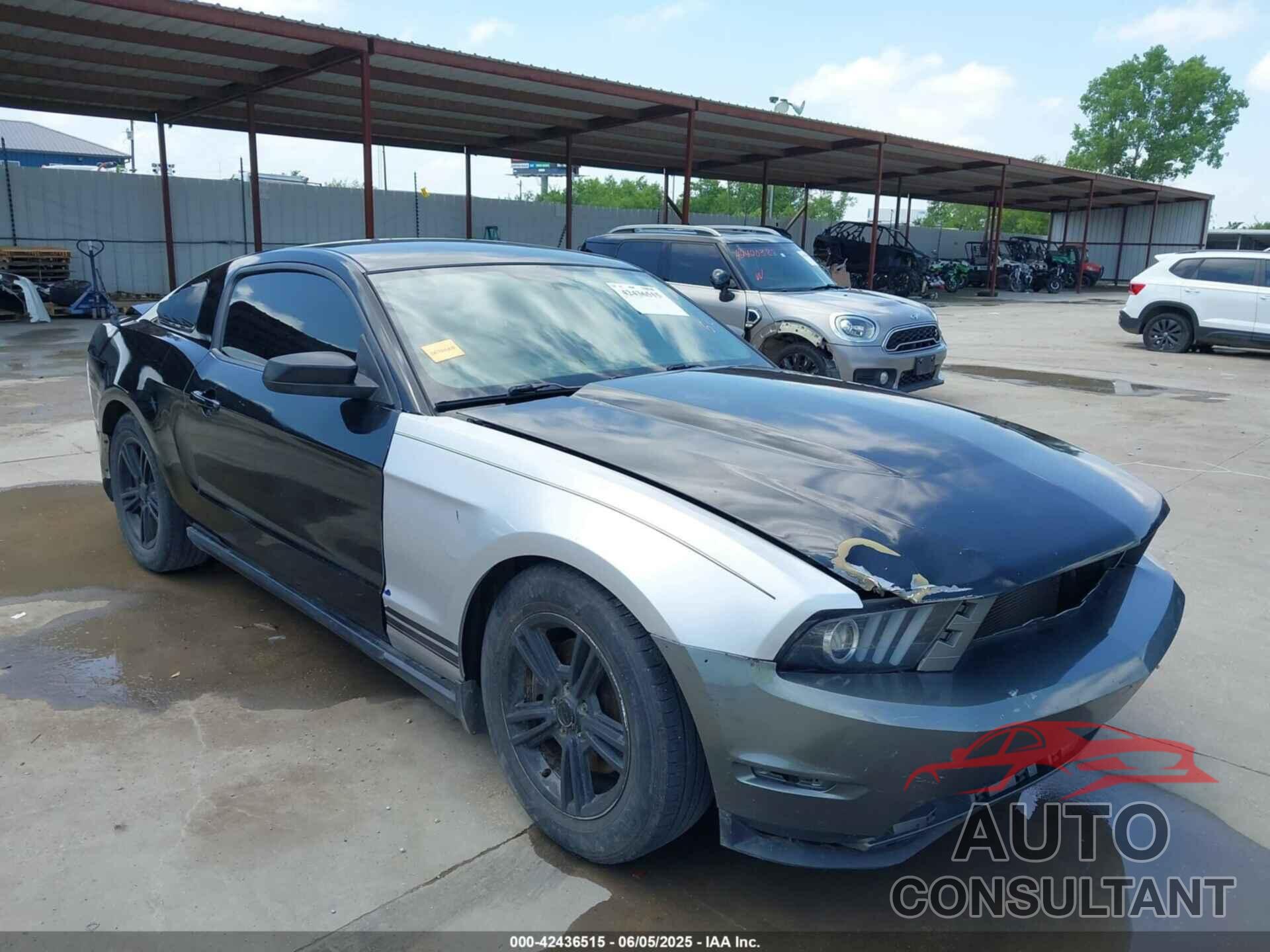 FORD MUSTANG 2012 - 1ZVBP8AM3C5207121