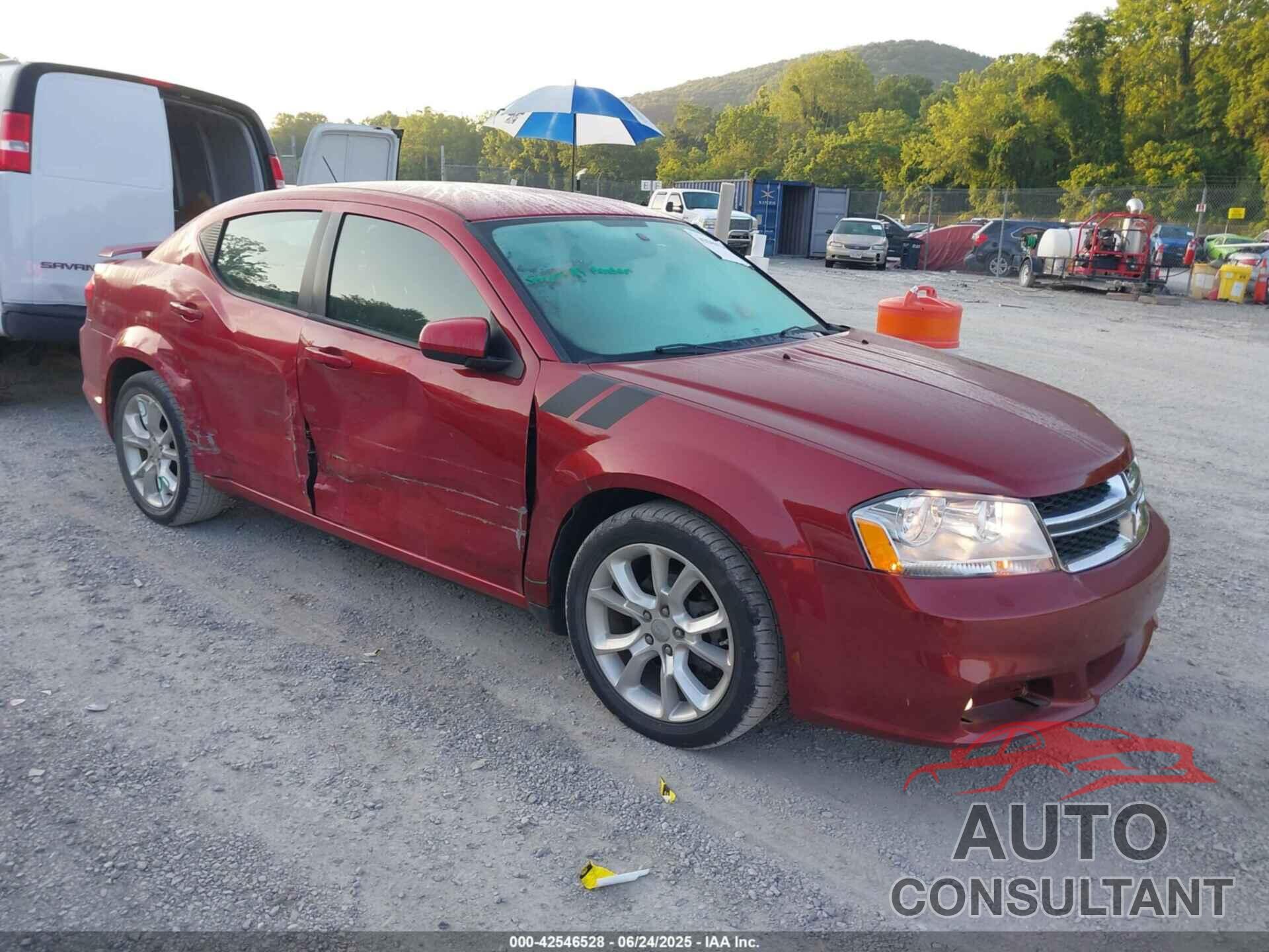 DODGE AVENGER 2012 - 1C3CDZBG5CN137706