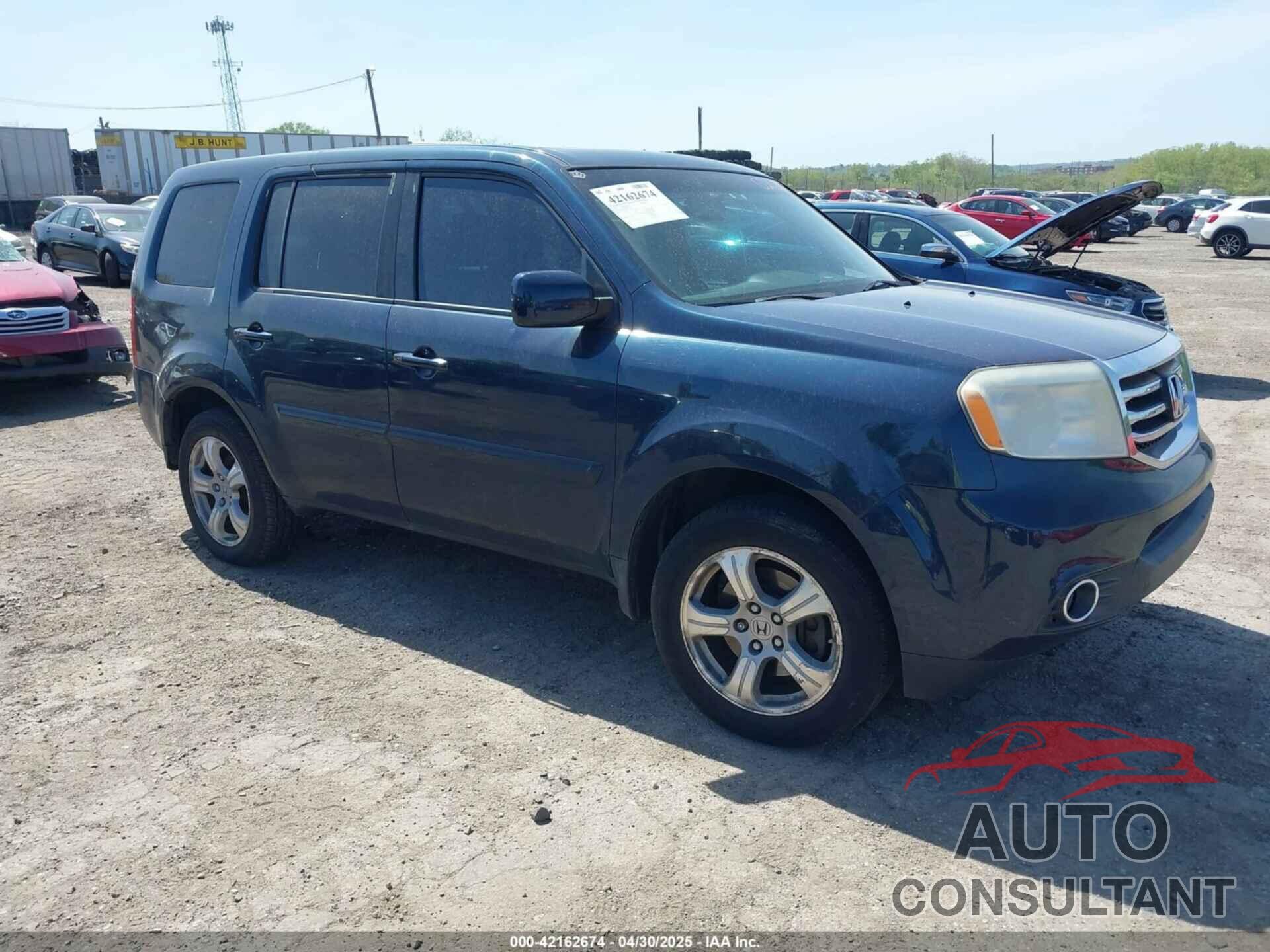 HONDA PILOT 2012 - 5FNYF4H54CB026079