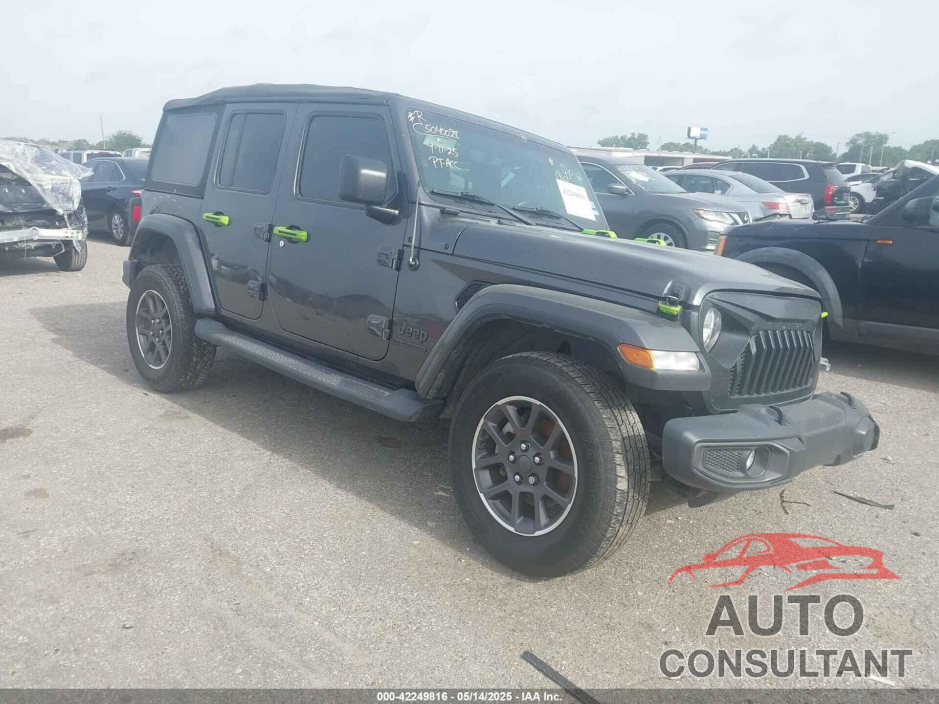 JEEP WRANGLER UNLIMITED 2021 - 1C4HJXDN6MW549686