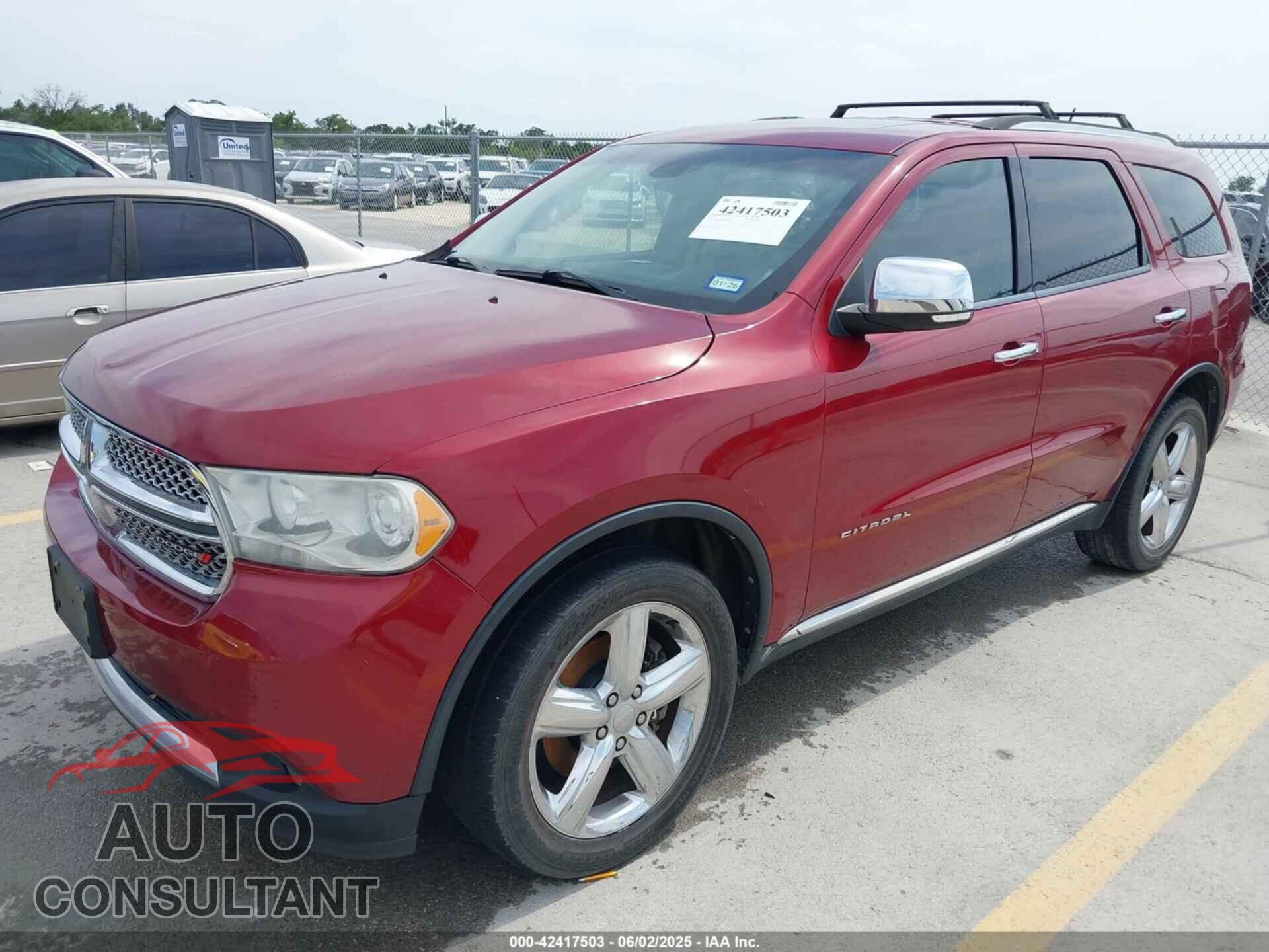 DODGE DURANGO 2013 - 1C4RDHEG8DC659125