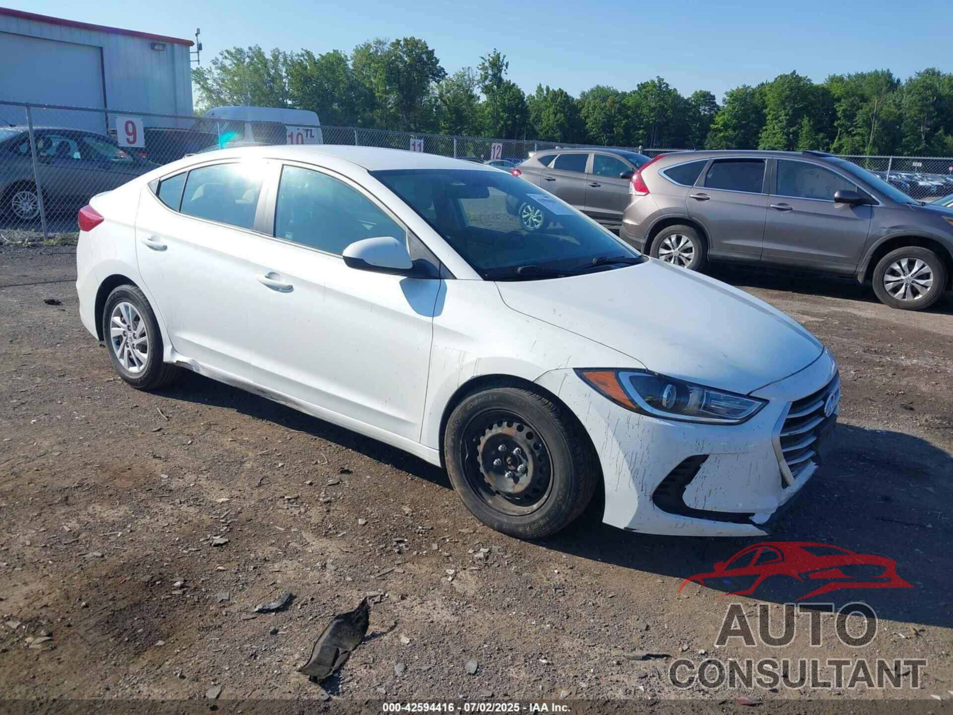 HYUNDAI ELANTRA 2018 - 5NPD74LF9JH311516