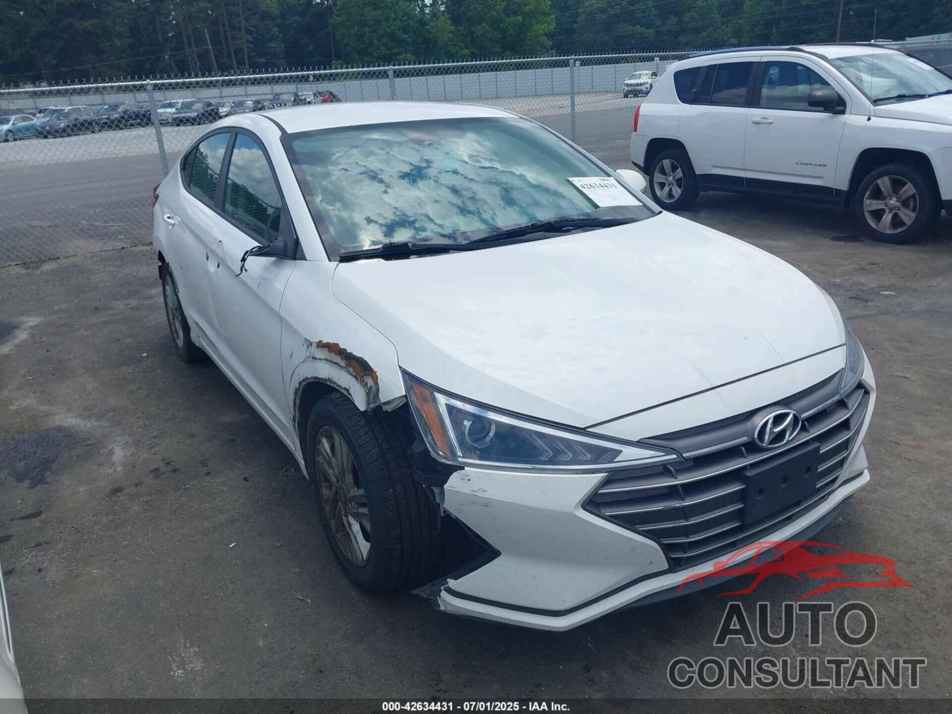 HYUNDAI ELANTRA 2020 - 5NPD84LF3LH628613