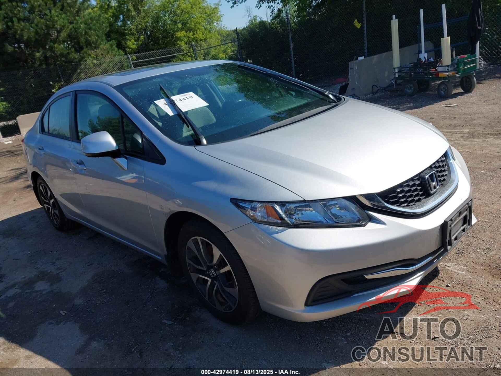 HONDA CIVIC 2013 - 19XFB2F87DE073019
