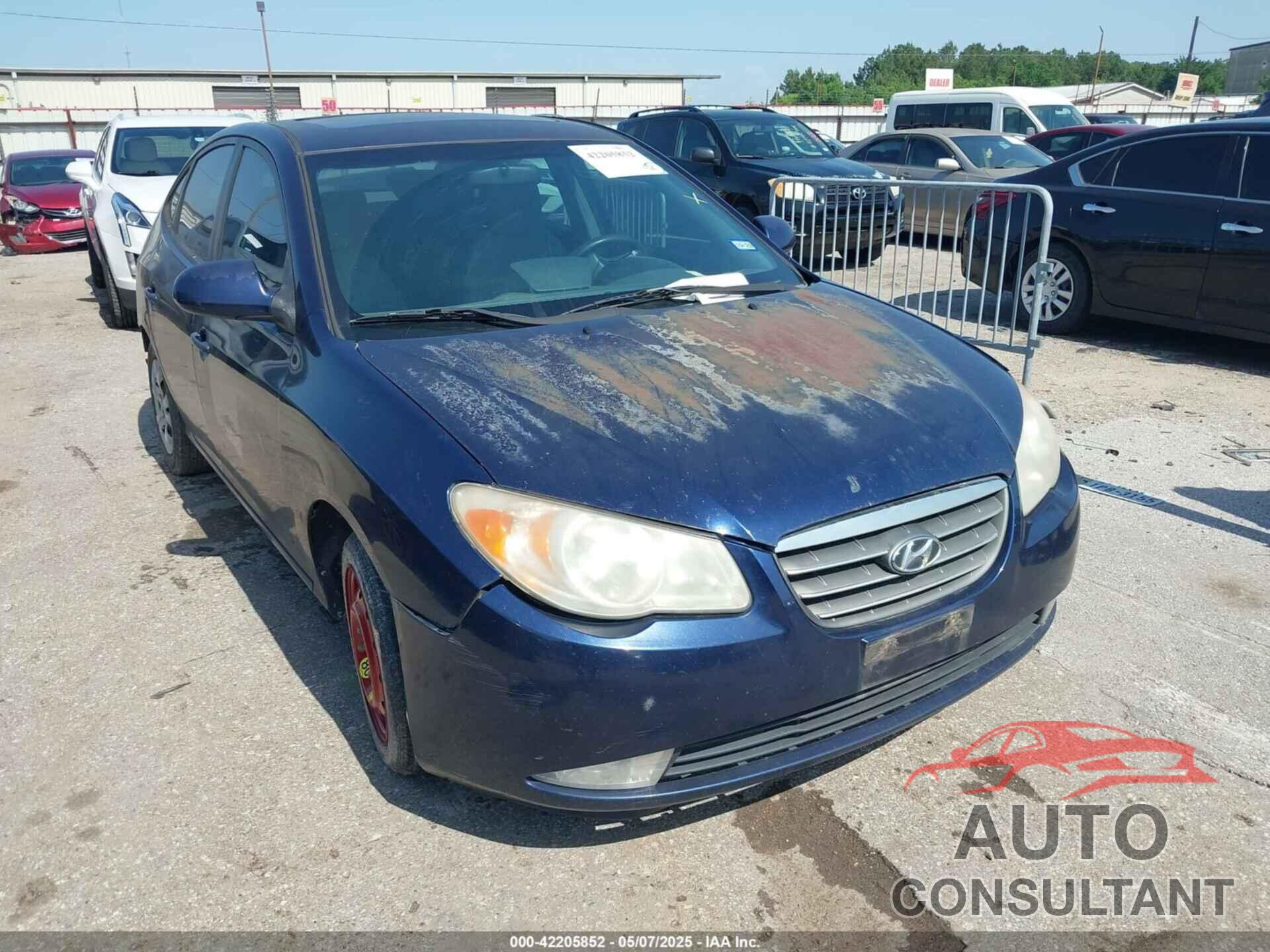 HYUNDAI ELANTRA 2010 - KMHDU4AD7AU103131