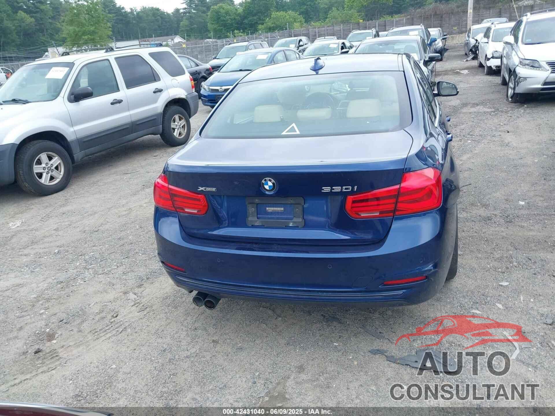 BMW 330I 2017 - WBA8D9G58HNU59656