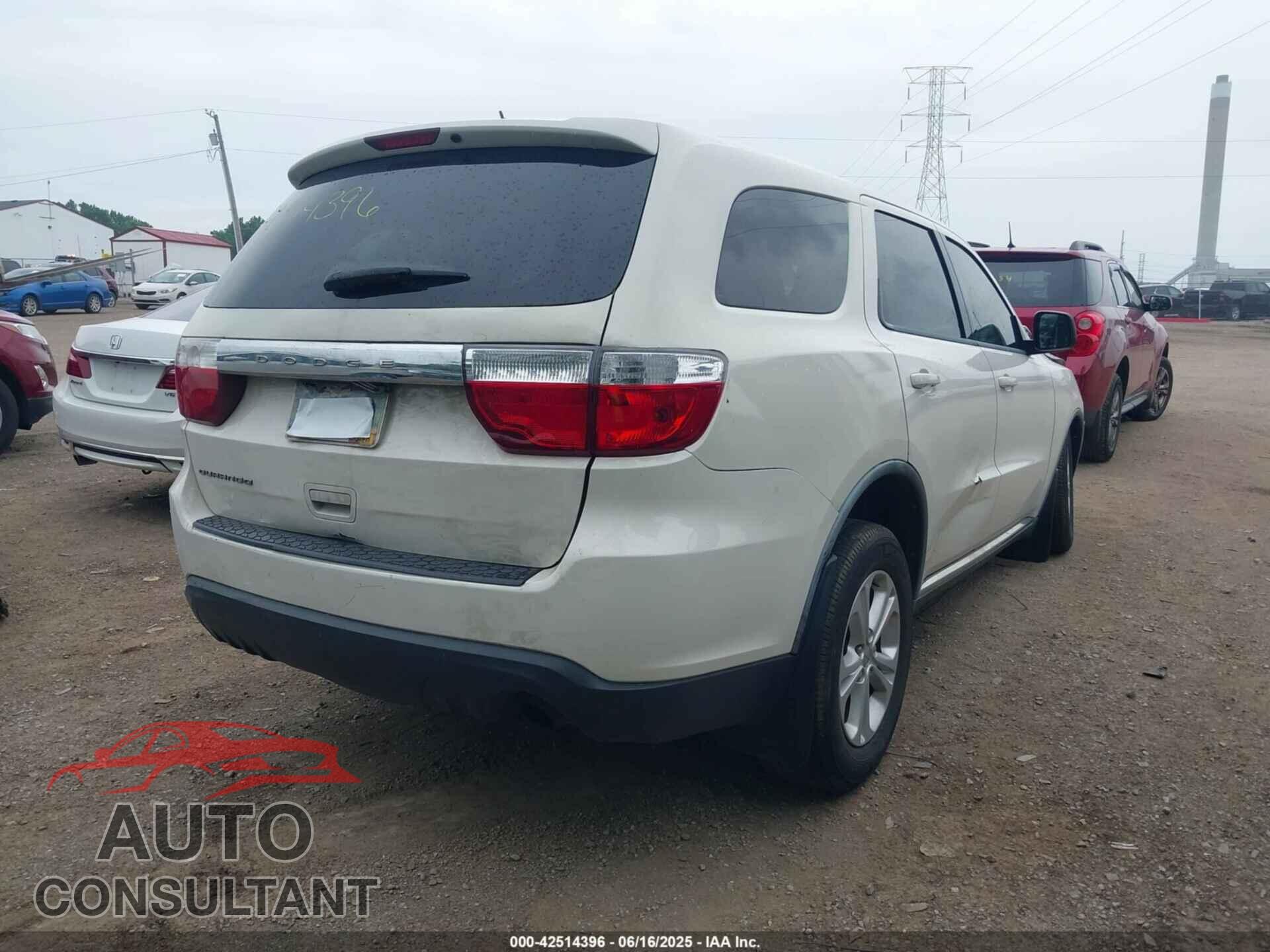 DODGE DURANGO 2012 - 1C4RDHAG6CC146623