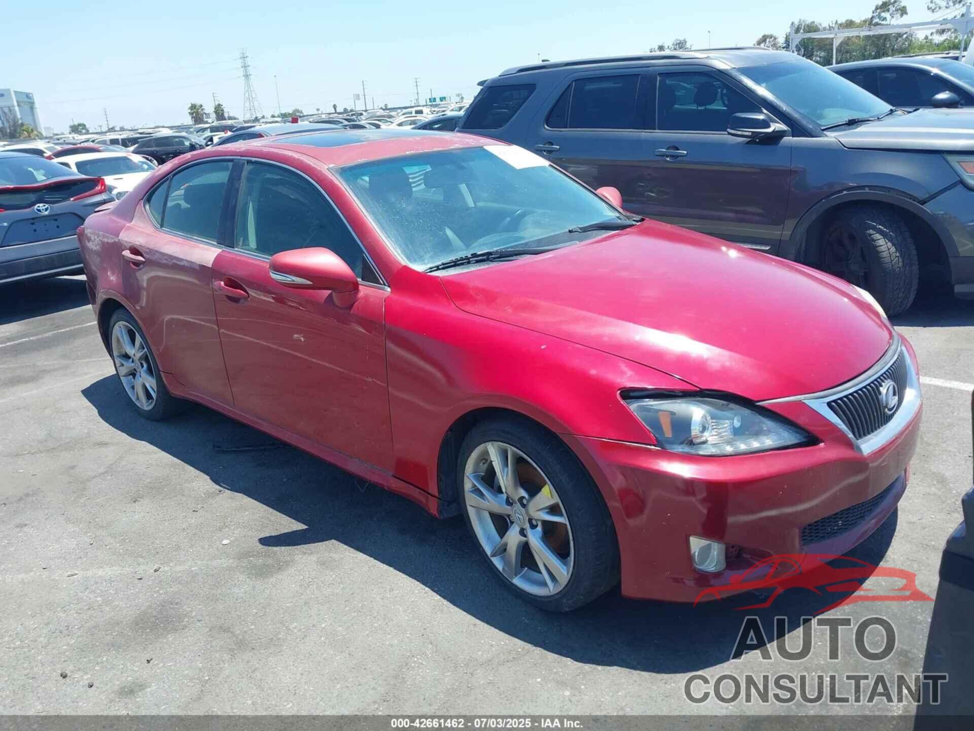 LEXUS IS 250 2010 - JTHBF5C27A5121449