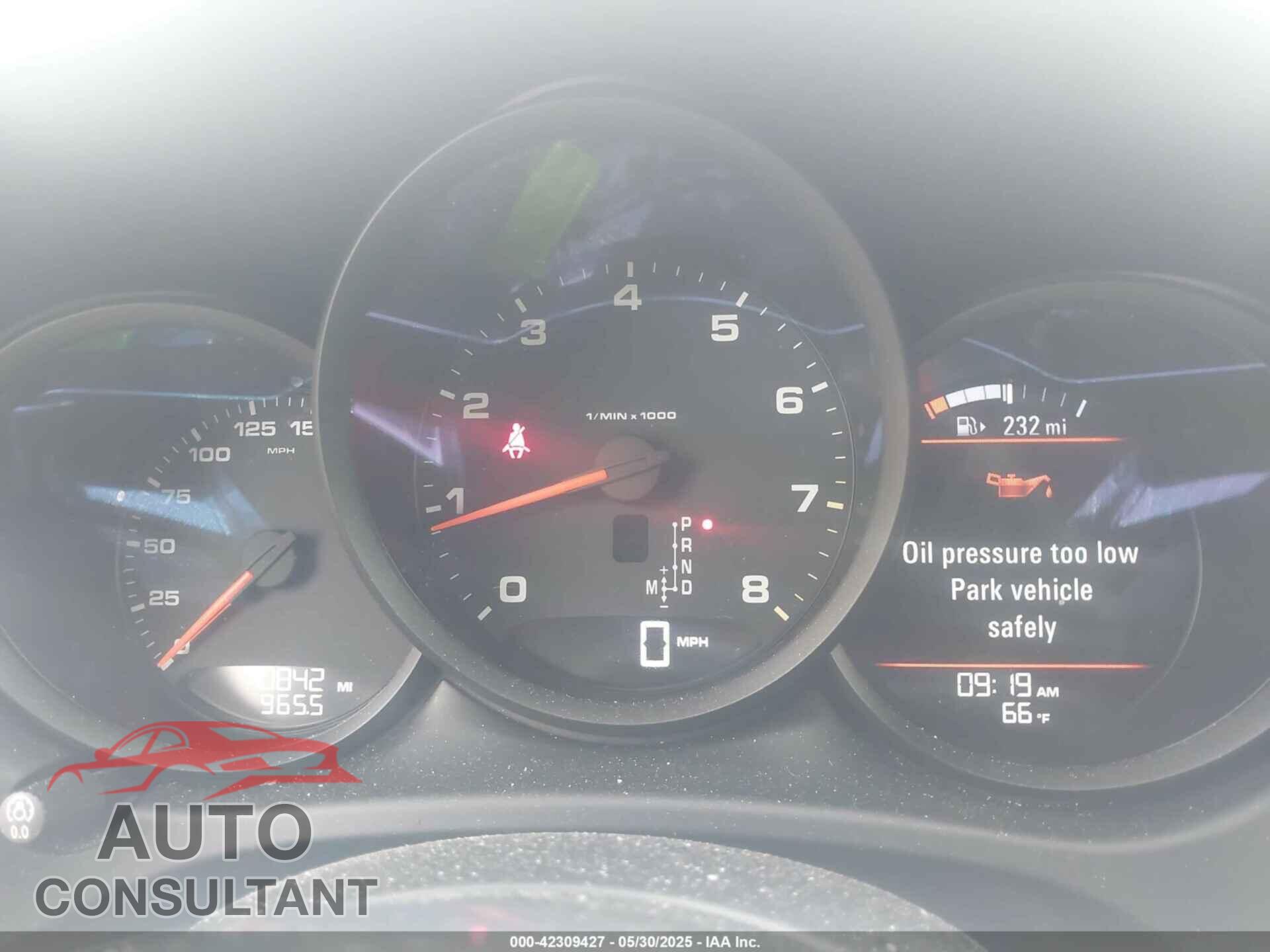 PORSCHE MACAN 2017 - WP1AA2A57HLB06493