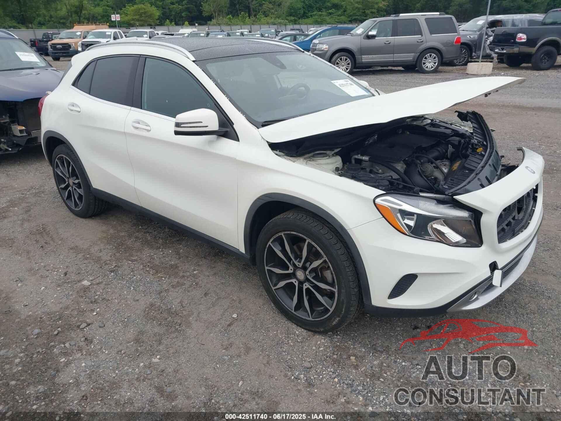 MERCEDES-BENZ GLA 250 2017 - WDCTG4GBXHJ305965