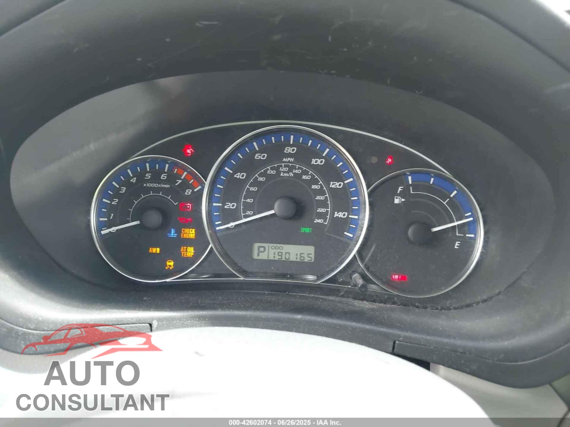 SUBARU FORESTER 2012 - JF2SHBDC8CH449953