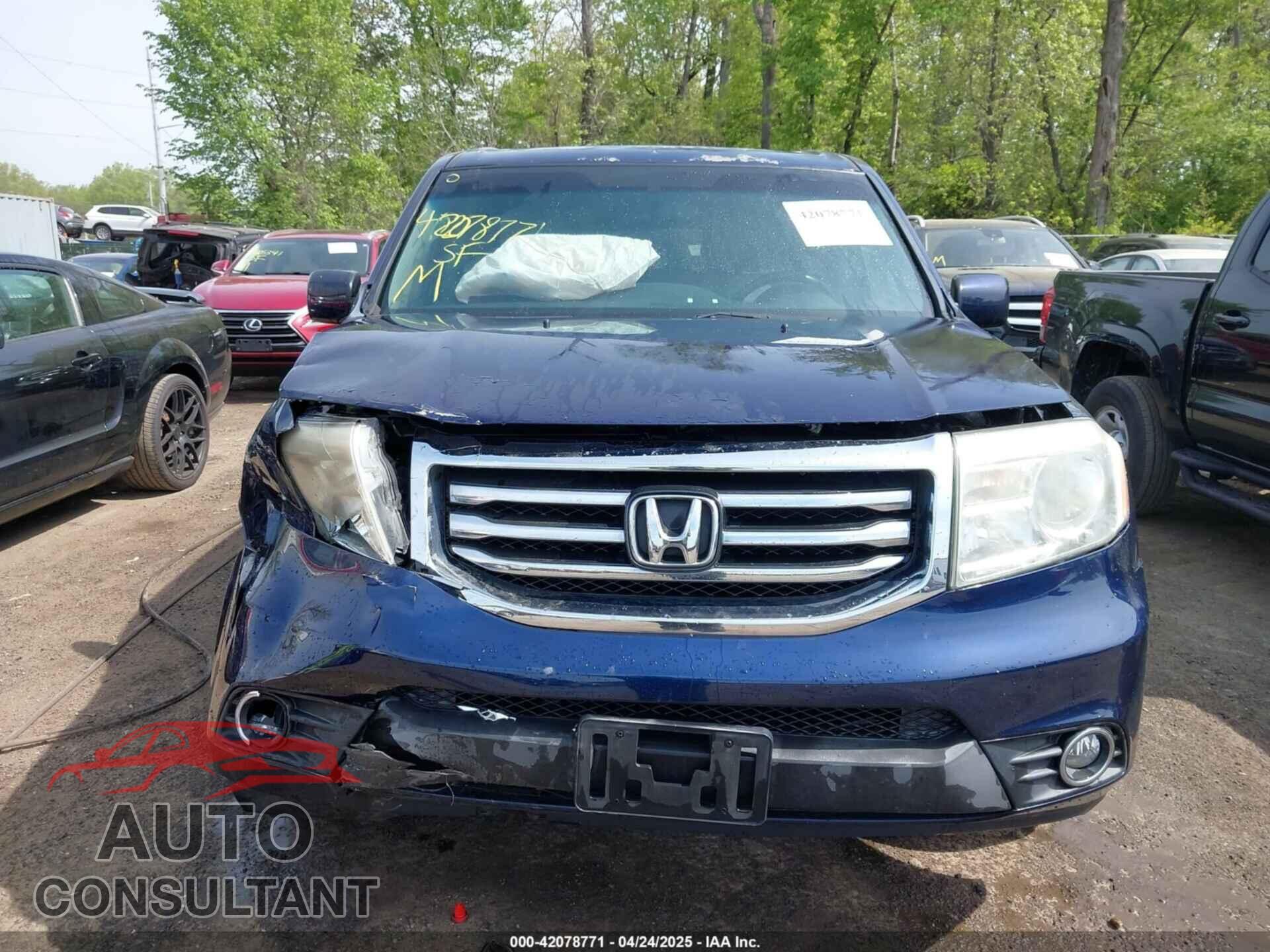 HONDA PILOT 2013 - 5FNYF4H53DB045773