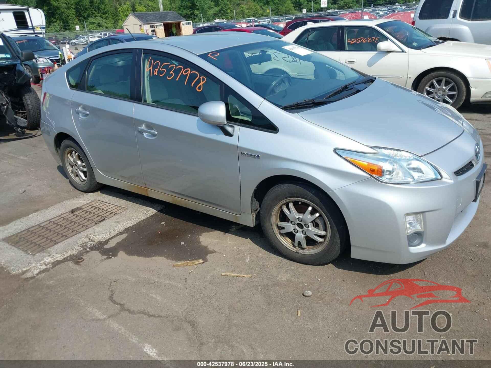 TOYOTA PRIUS 2010 - JTDKN3DU8A0243193