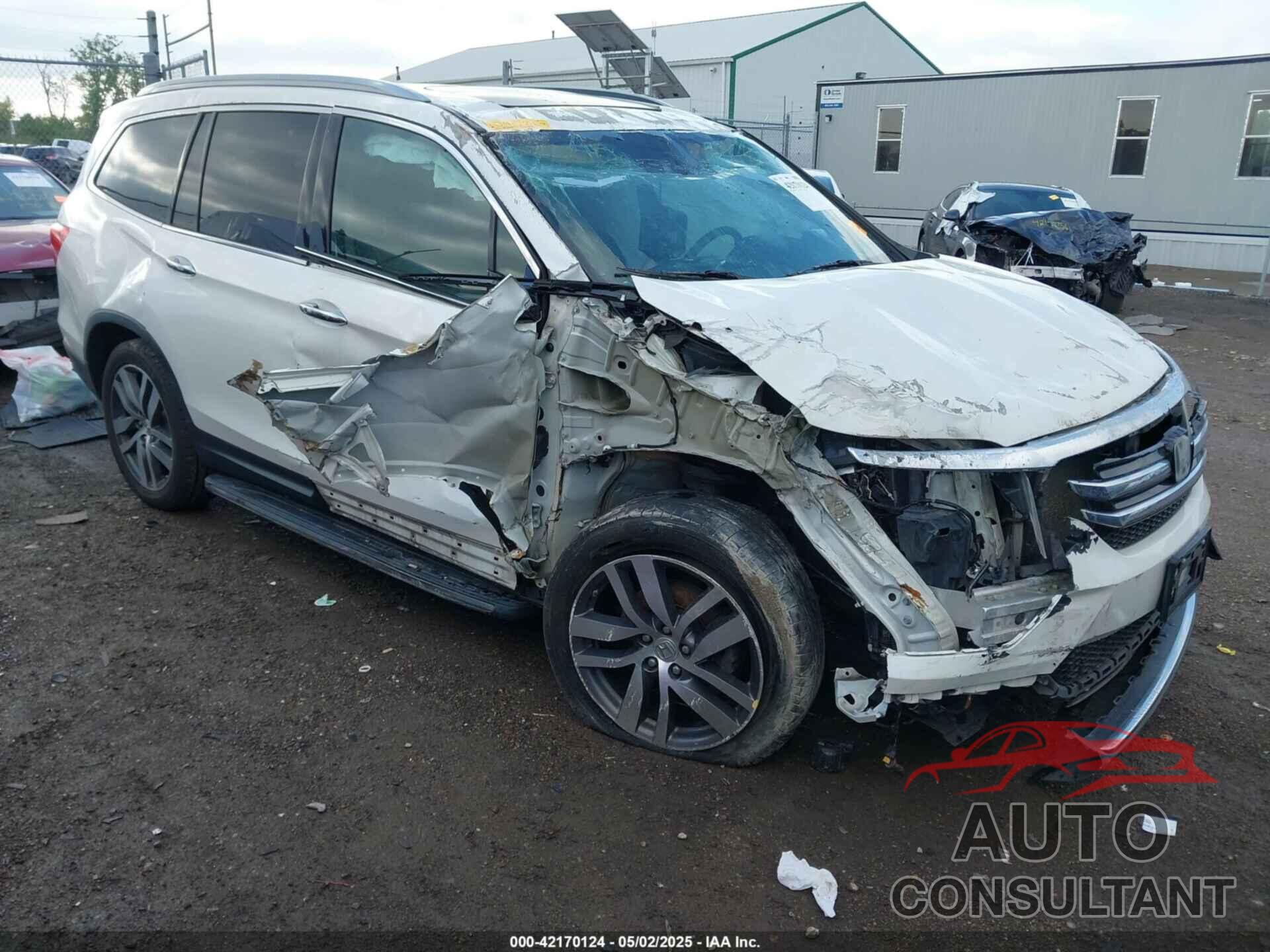 HONDA PILOT 2016 - 5FNYF6H92GB040213