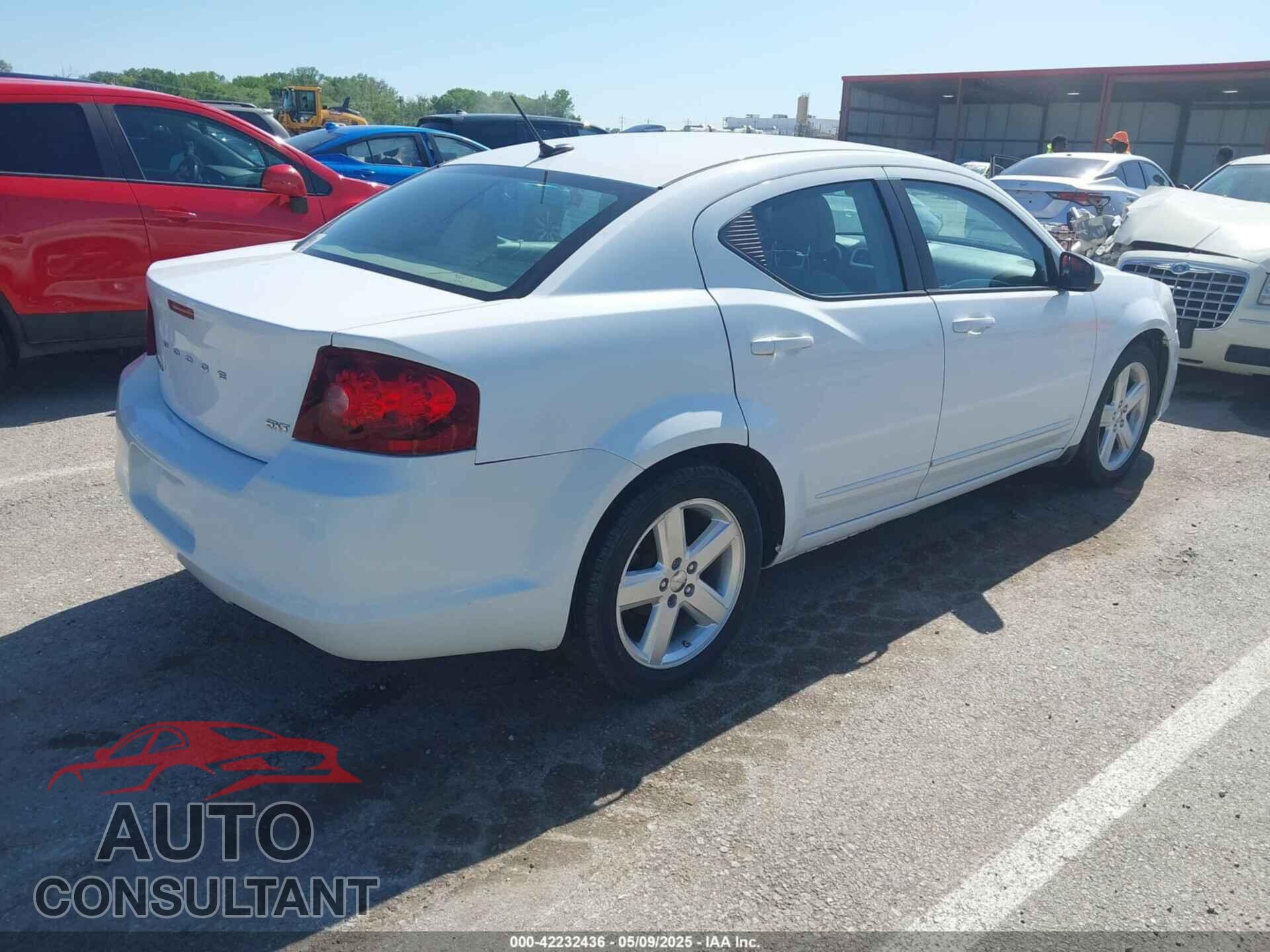 DODGE AVENGER 2013 - 1C3CDZCB1DN709519