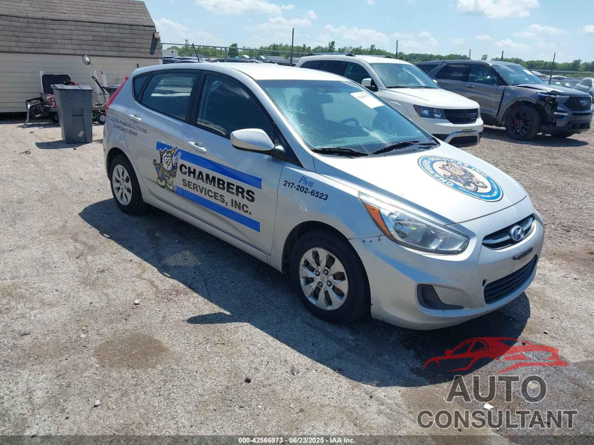 HYUNDAI ACCENT 2016 - KMHCT5AE6GU248490