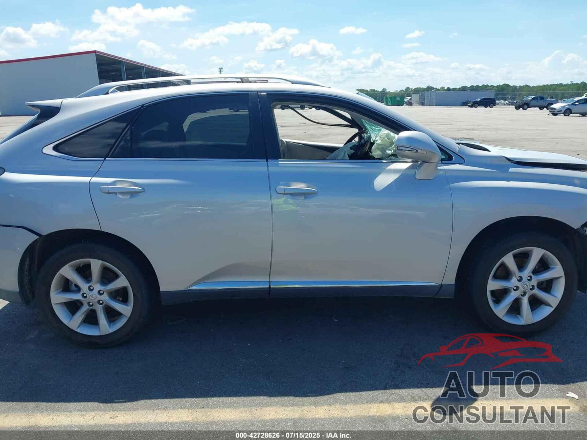 LEXUS RX 350 2010 - 2T2ZK1BA2AC002591