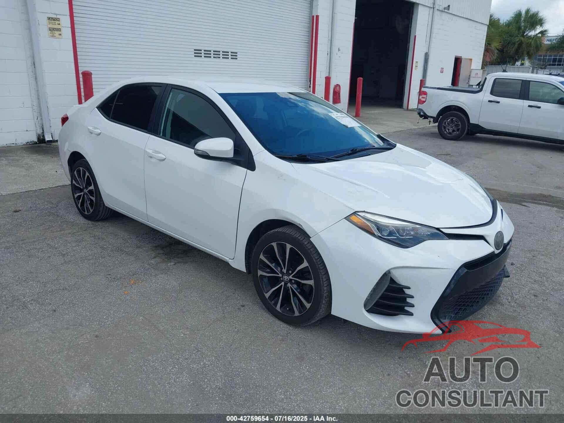 TOYOTA COROLLA 2019 - 5YFBURHE5KP923018