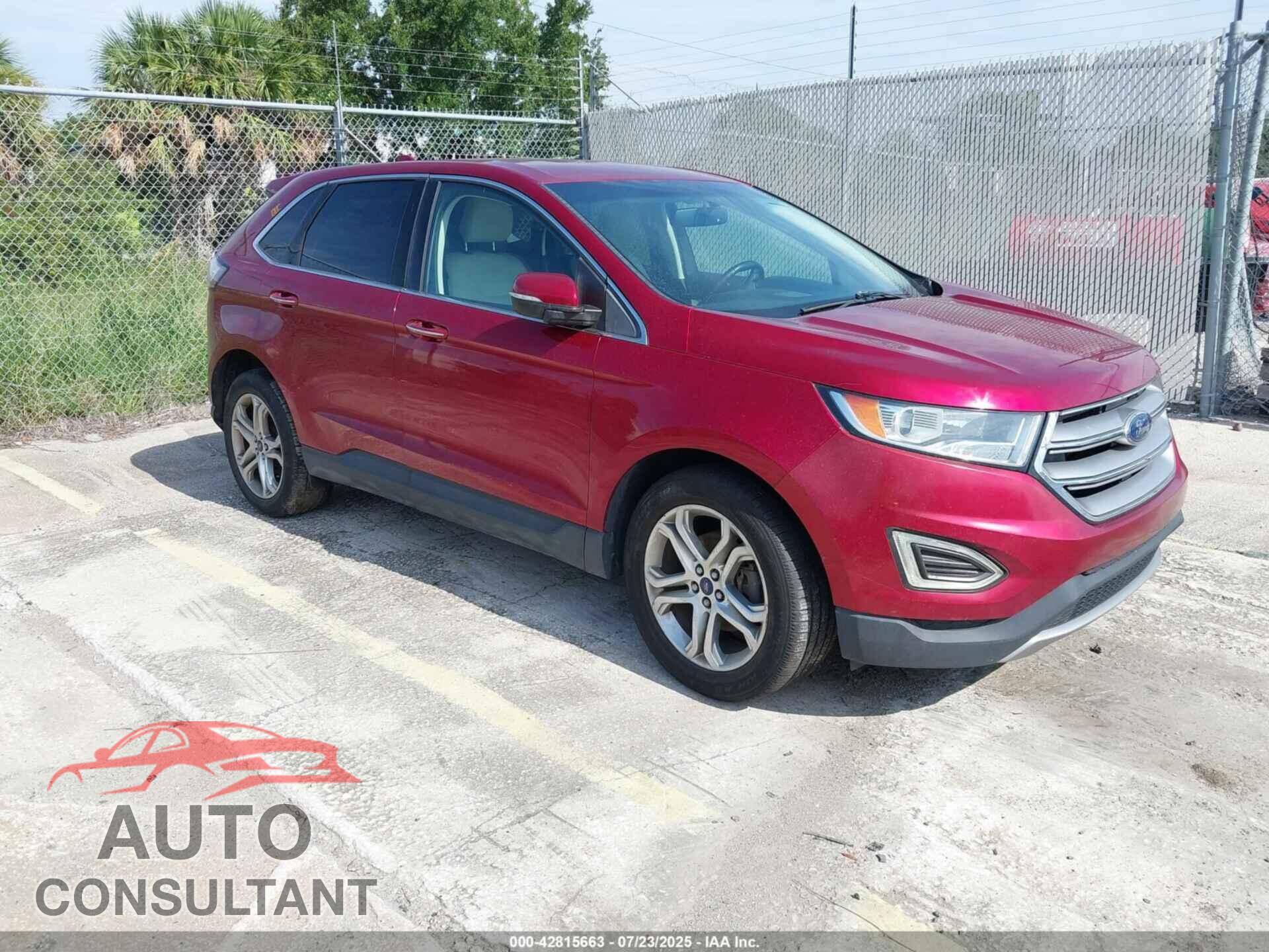 FORD EDGE 2017 - 2FMPK3K94HBB20752