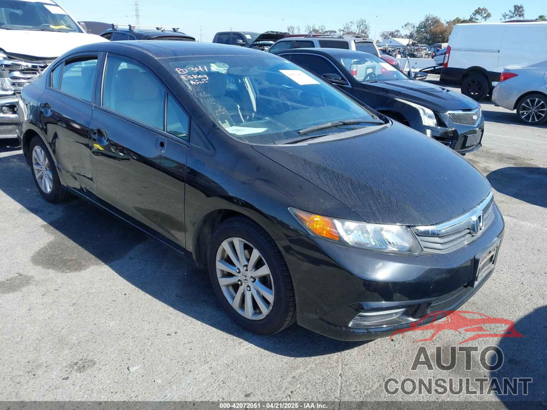 HONDA CIVIC 2012 - 19XFB2F87CE317055