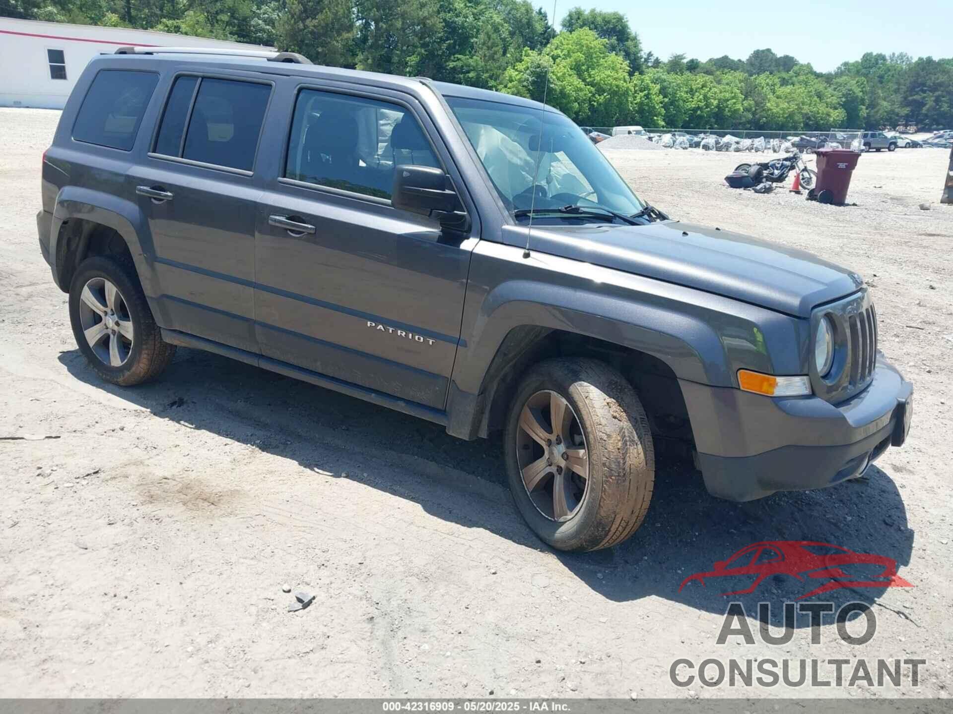 JEEP PATRIOT 2017 - 1C4NJRFB6HD206010