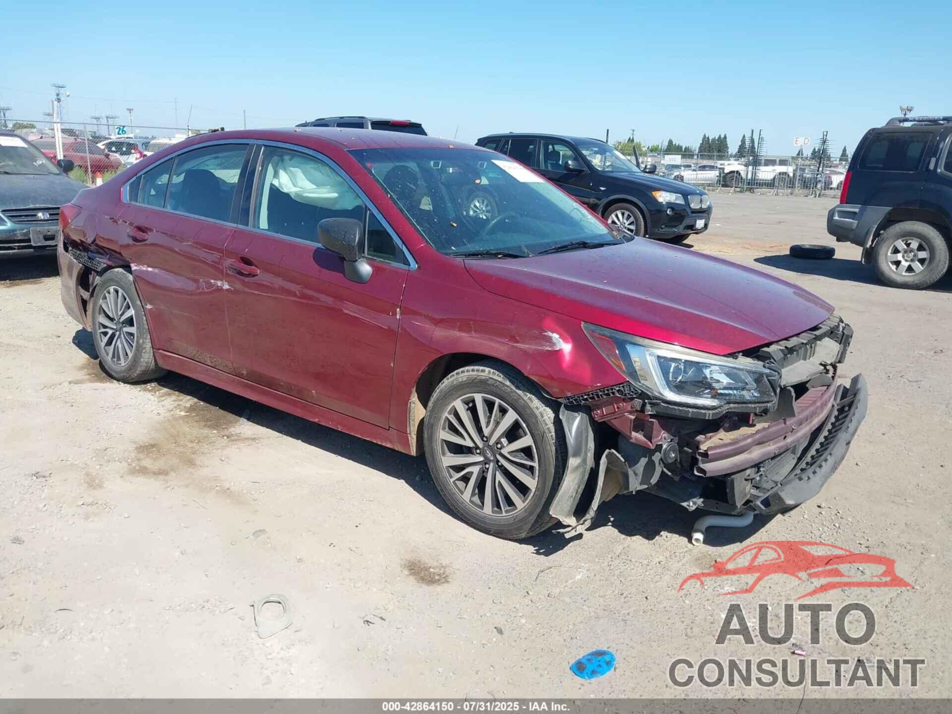 SUBARU LEGACY 2019 - 4S3BNAB6XK3003118