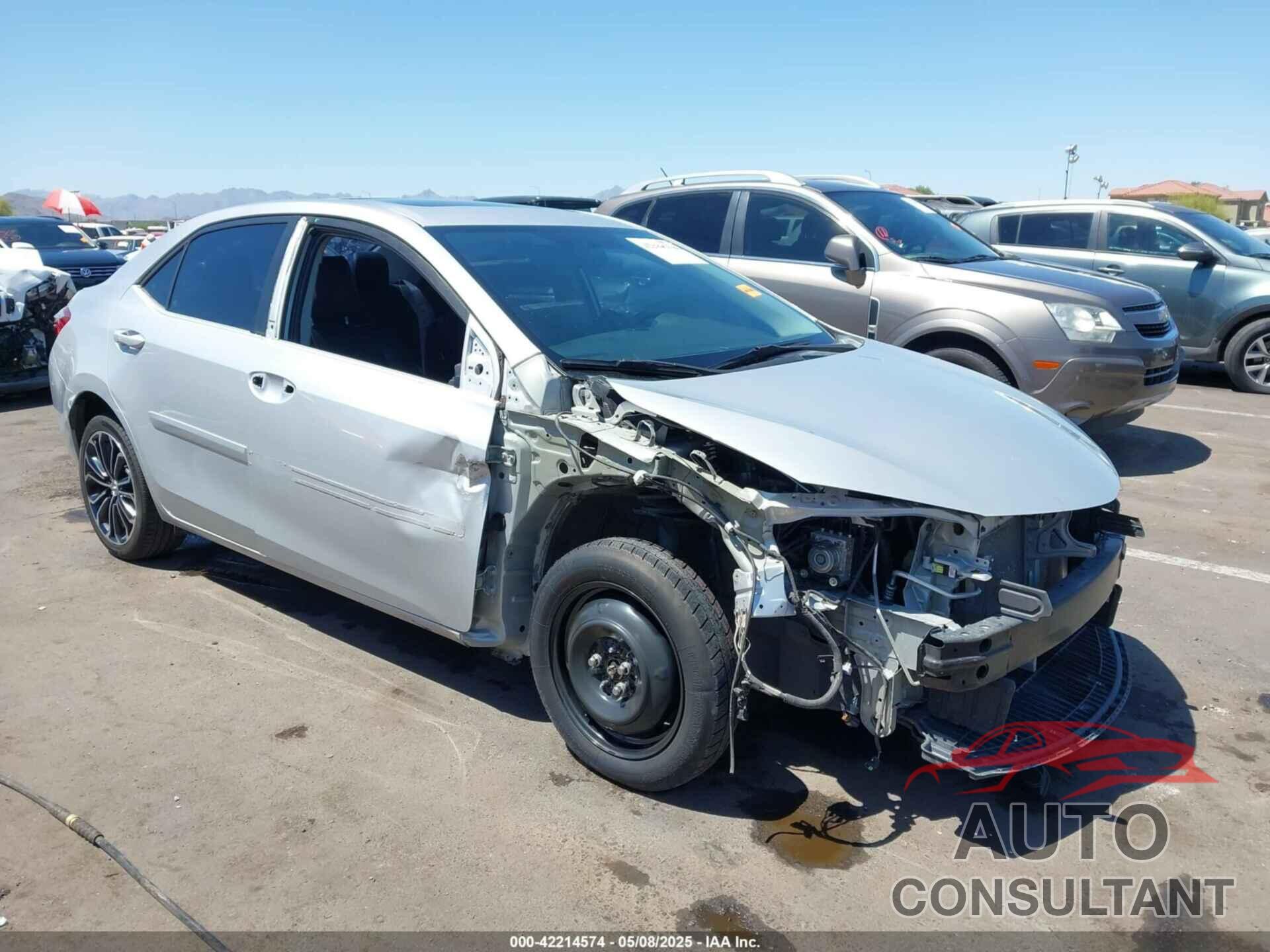 TOYOTA COROLLA 2016 - 2T1BURHE3GC622190