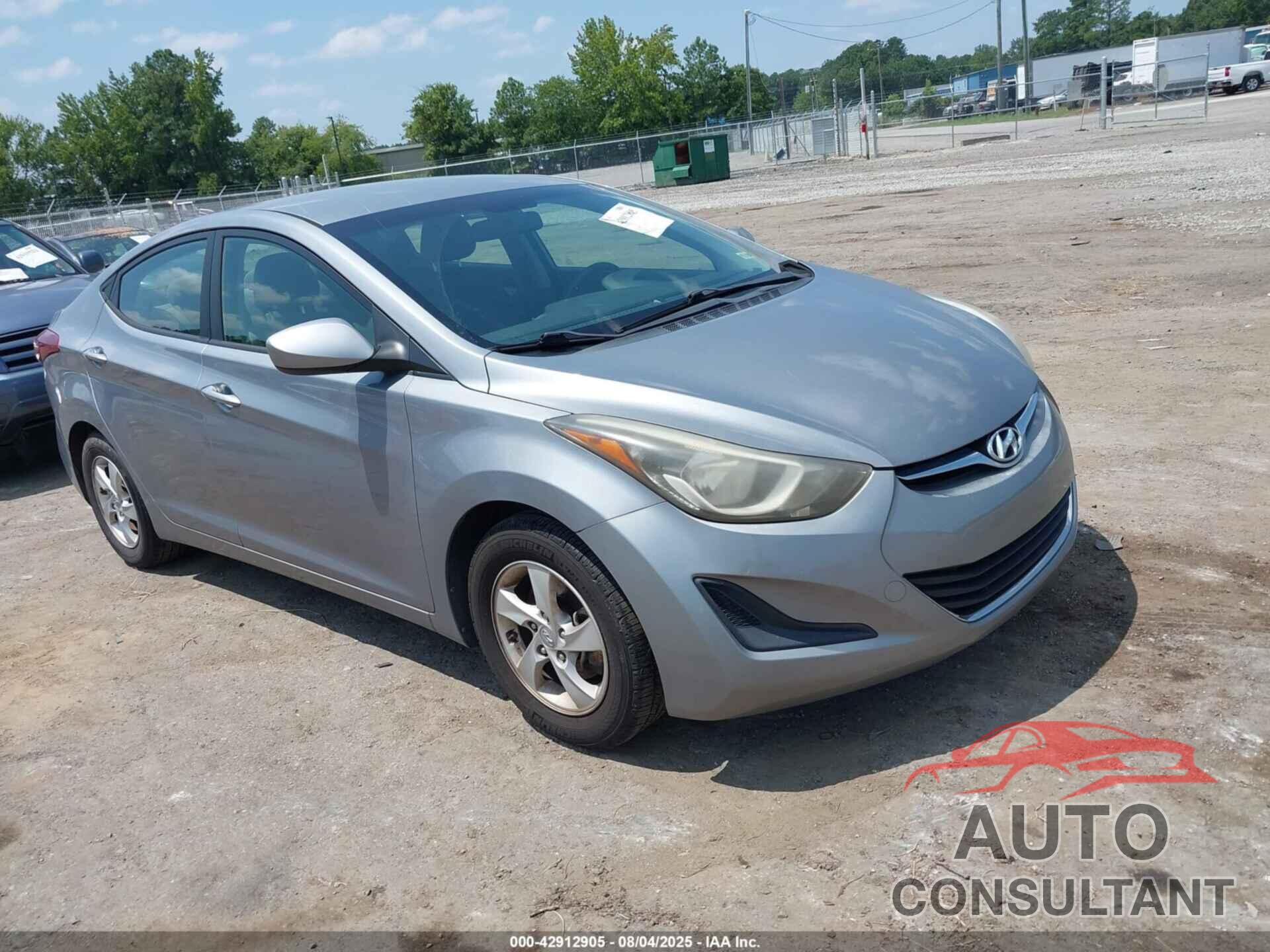 HYUNDAI ELANTRA 2014 - KMHDH4AE4EU147025