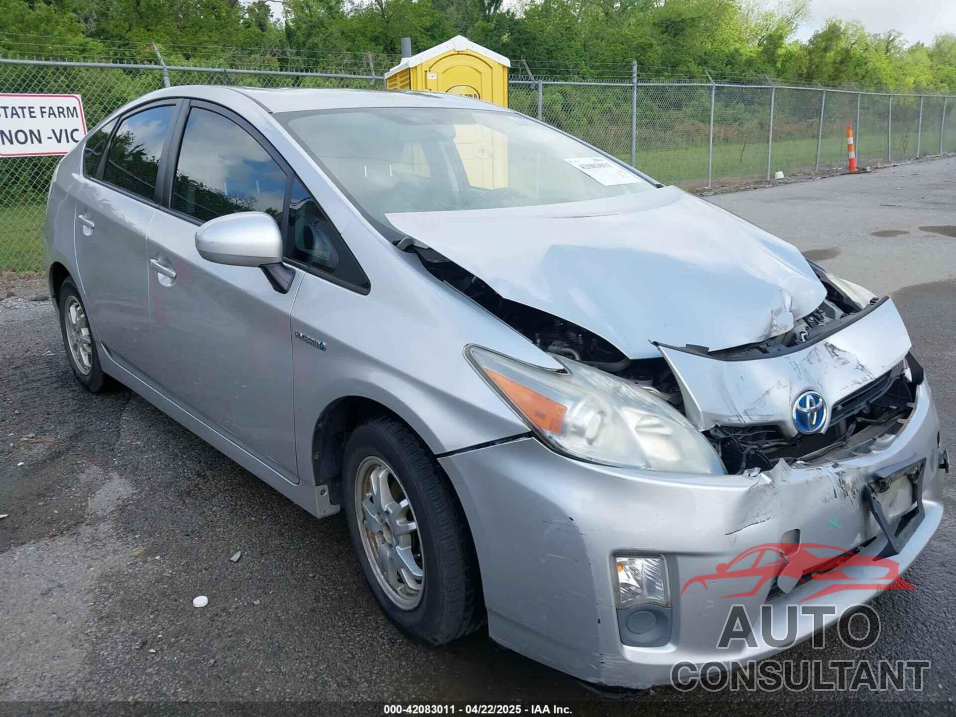TOYOTA PRIUS 2011 - JTDKN3DU3B0251106