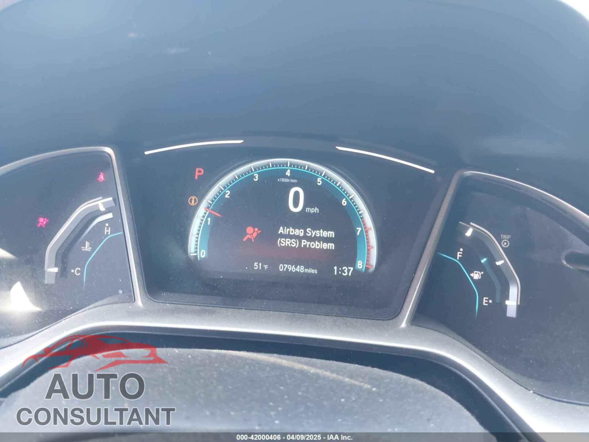 HONDA CIVIC 2017 - 19XFC2F71HE201720
