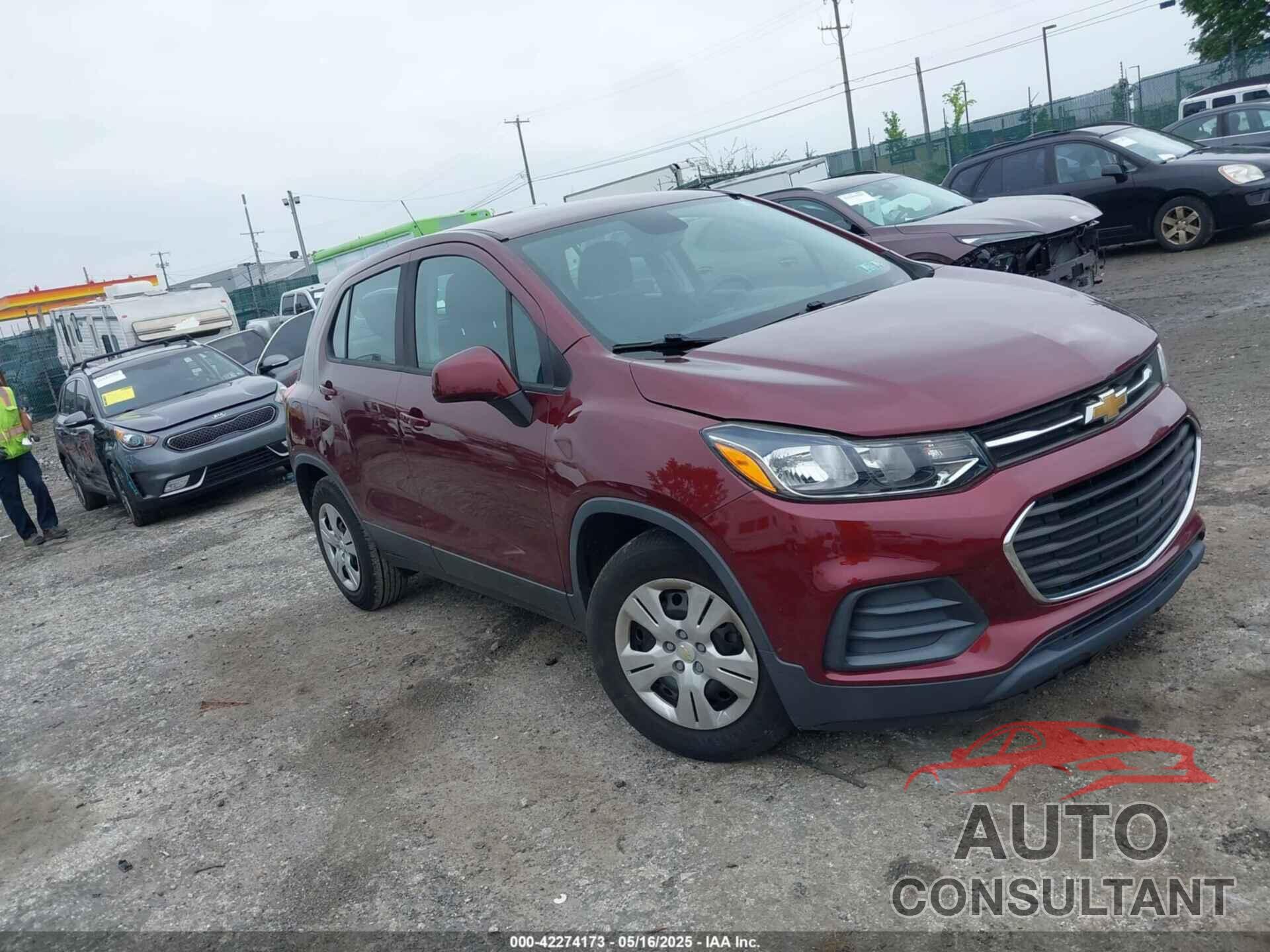 CHEVROLET TRAX 2017 - 3GNCJKSB1HL273894