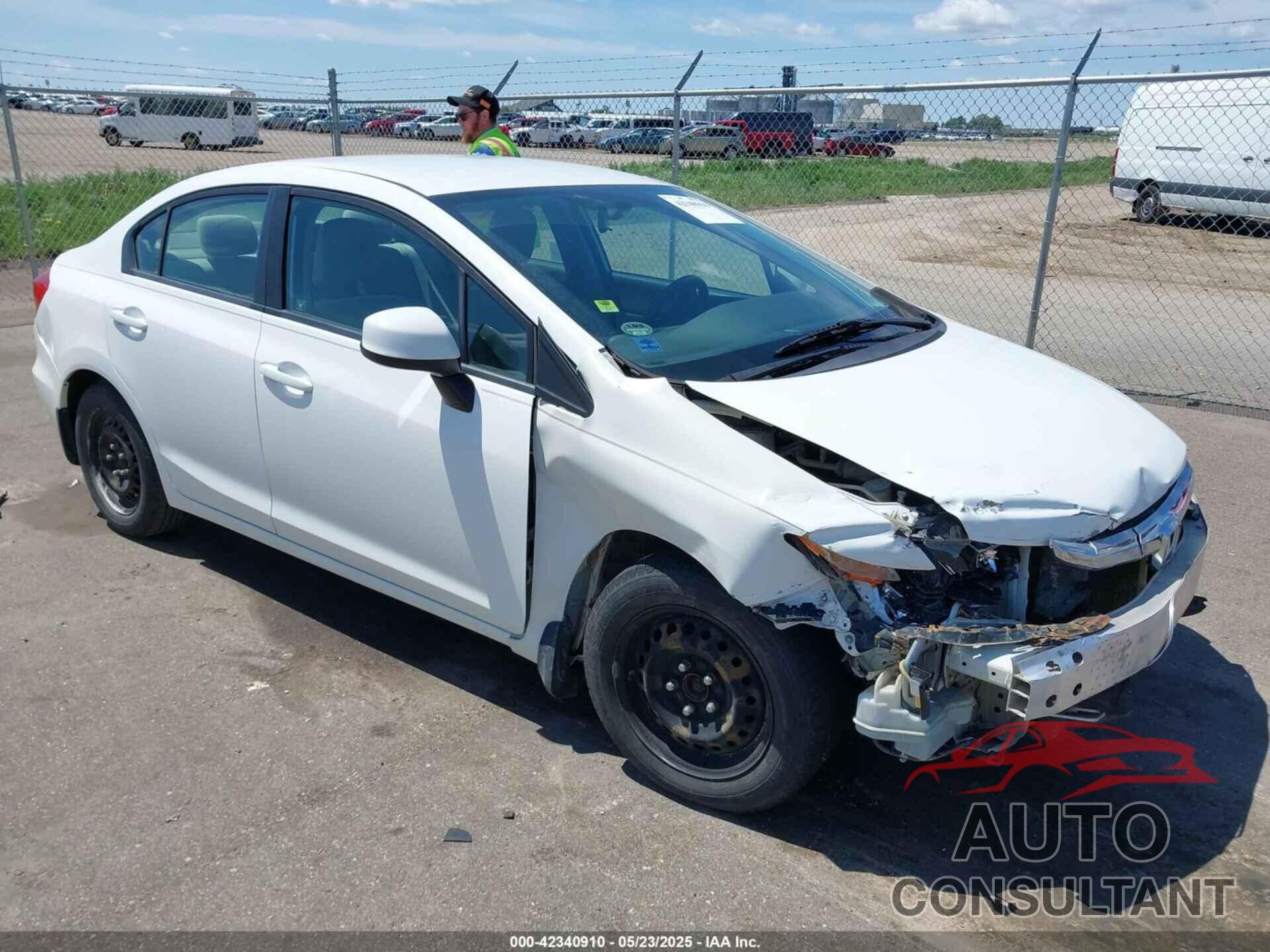 HONDA CIVIC 2012 - 19XFB2F59CE095916