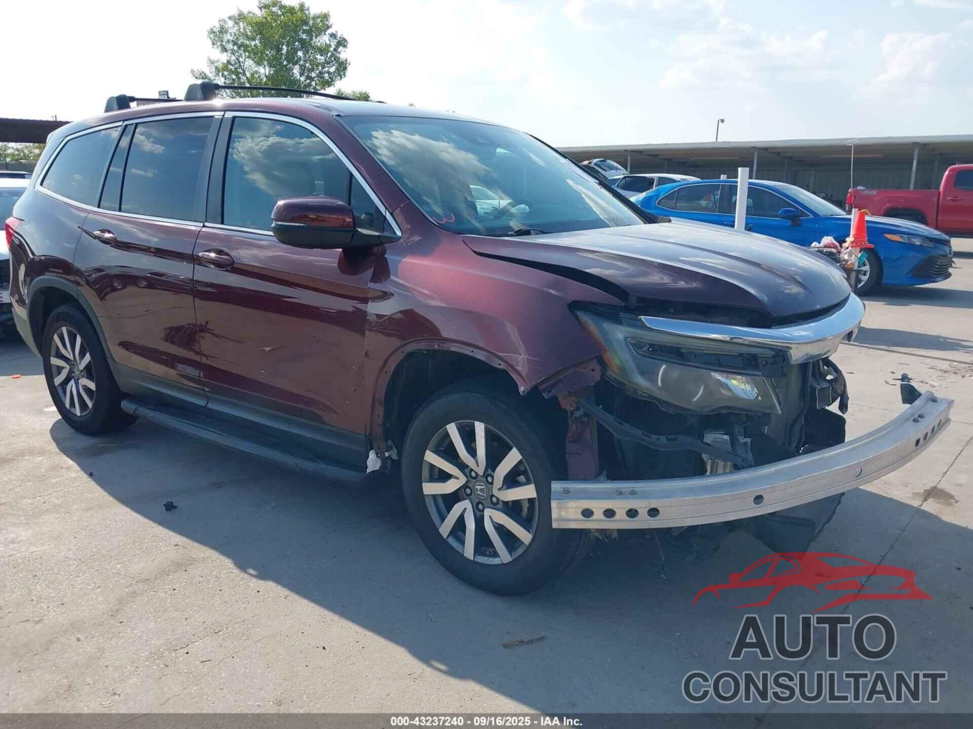 HONDA PILOT 2019 - 5FNYF6H52KB027810