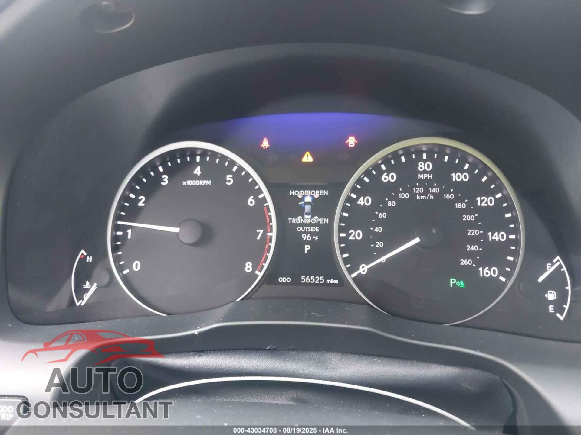 LEXUS ES 350 2015 - JTHBK1GG5F2182639