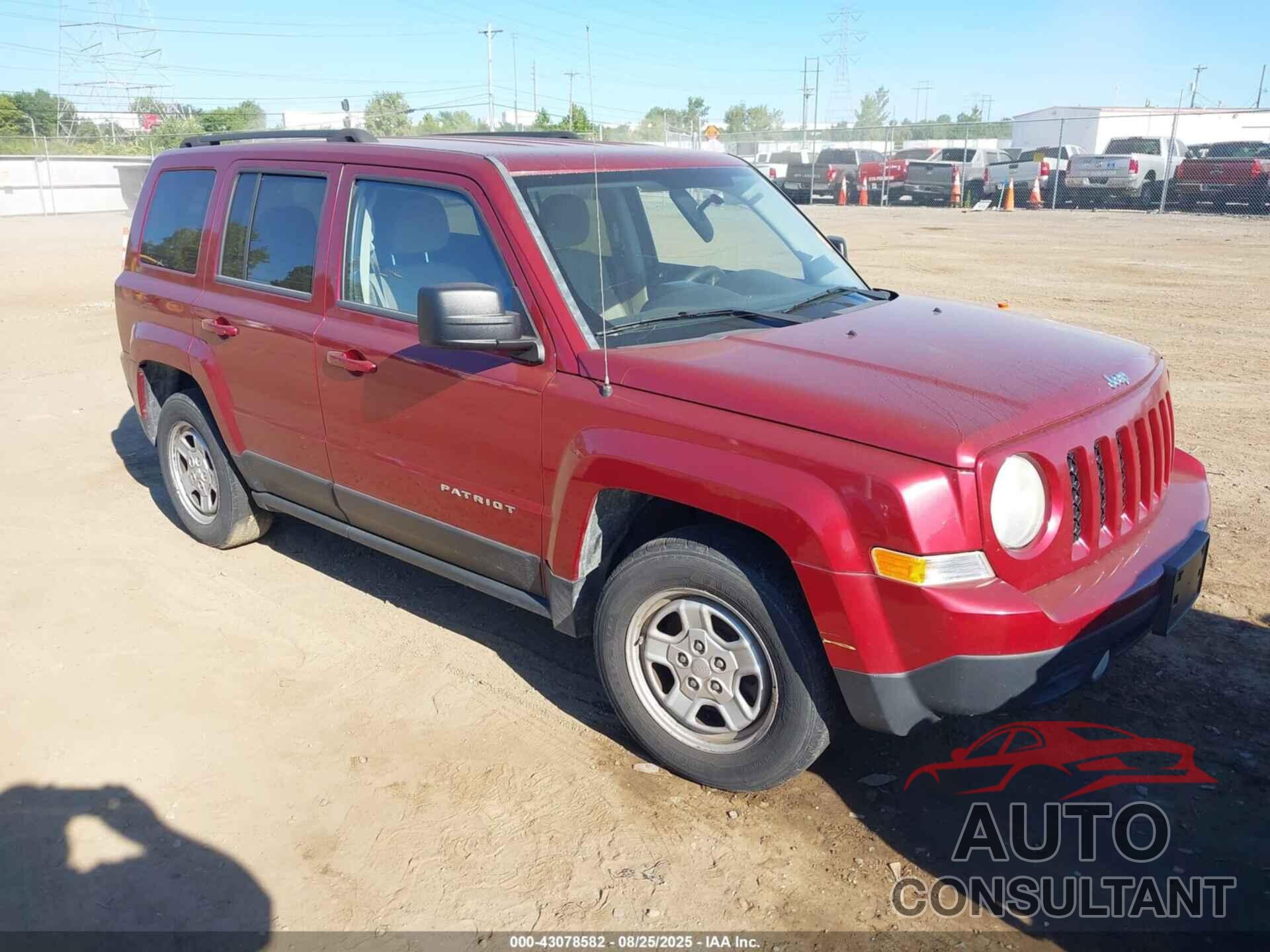 JEEP PATRIOT 2012 - 1C4NJPBA4CD586667
