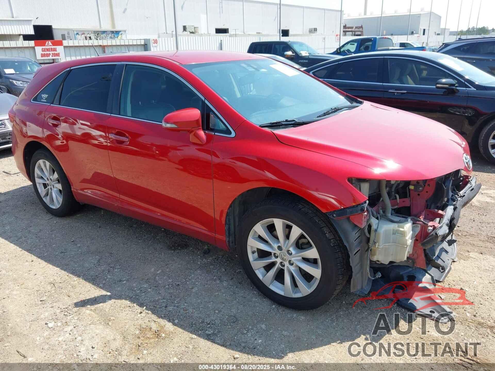 TOYOTA VENZA 2013 - 4T3ZA3BB5DU077680