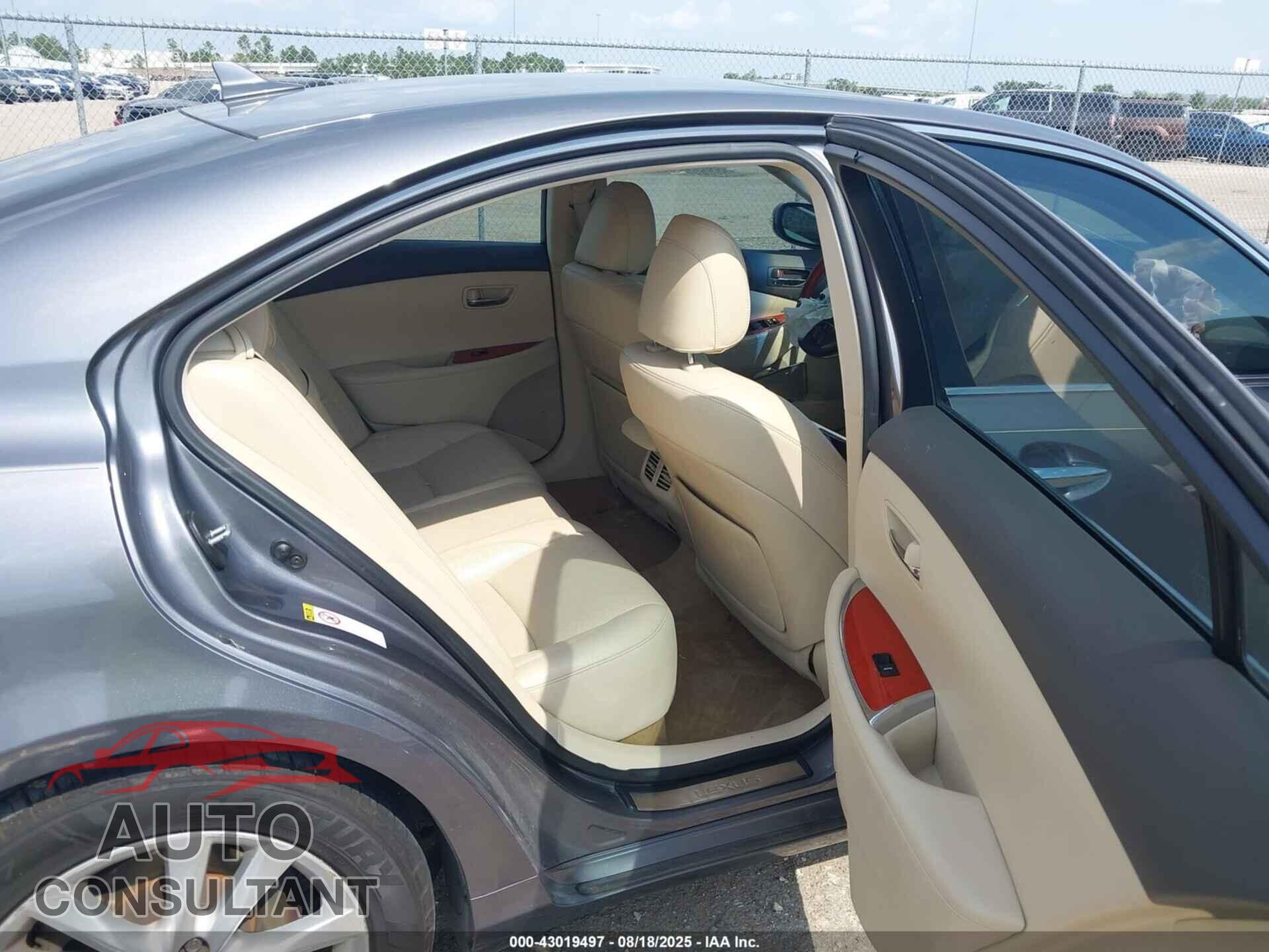 LEXUS ES 350 2012 - JTHBK1EG7C2475845