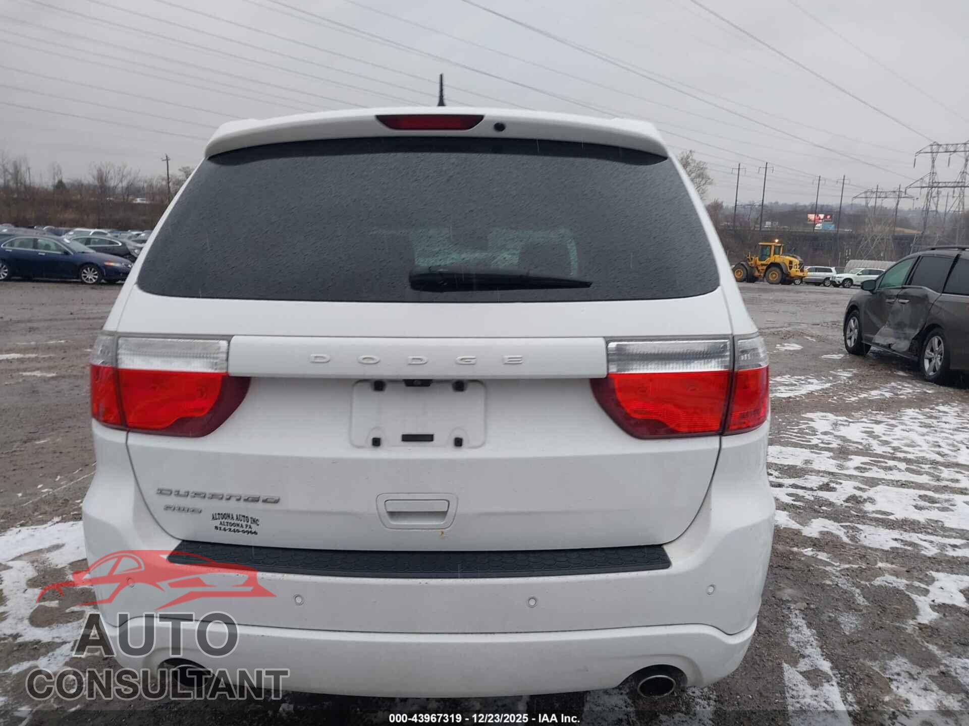 DODGE DURANGO 2013 - 1C4RDJAG4DC697092