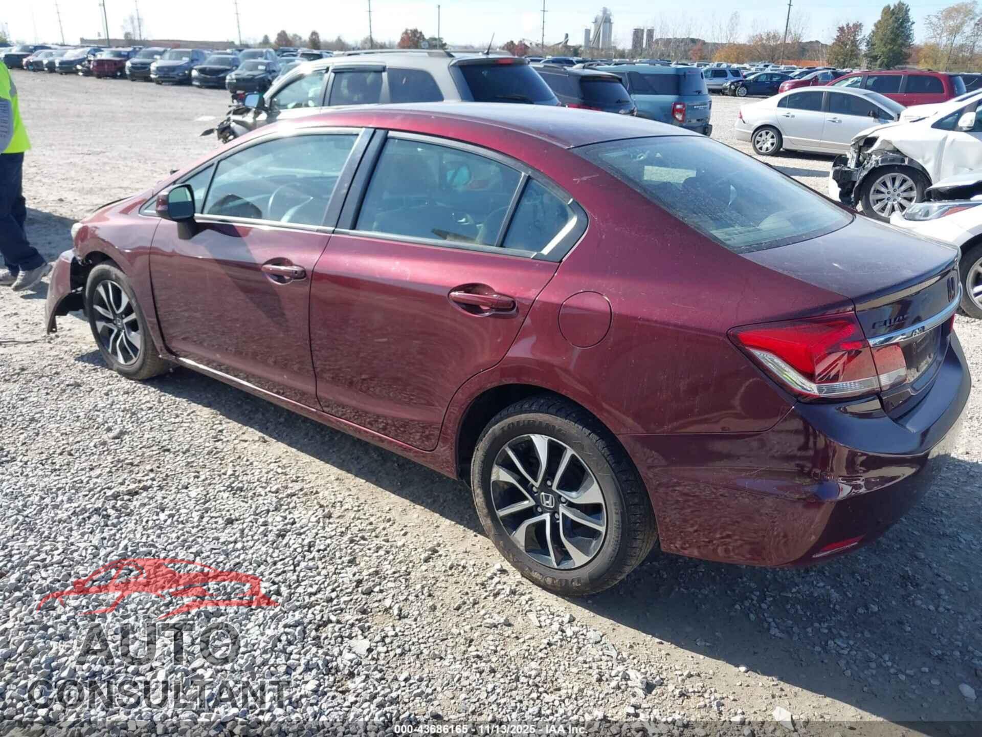HONDA CIVIC 2013 - 2HGFB2F50DH600930