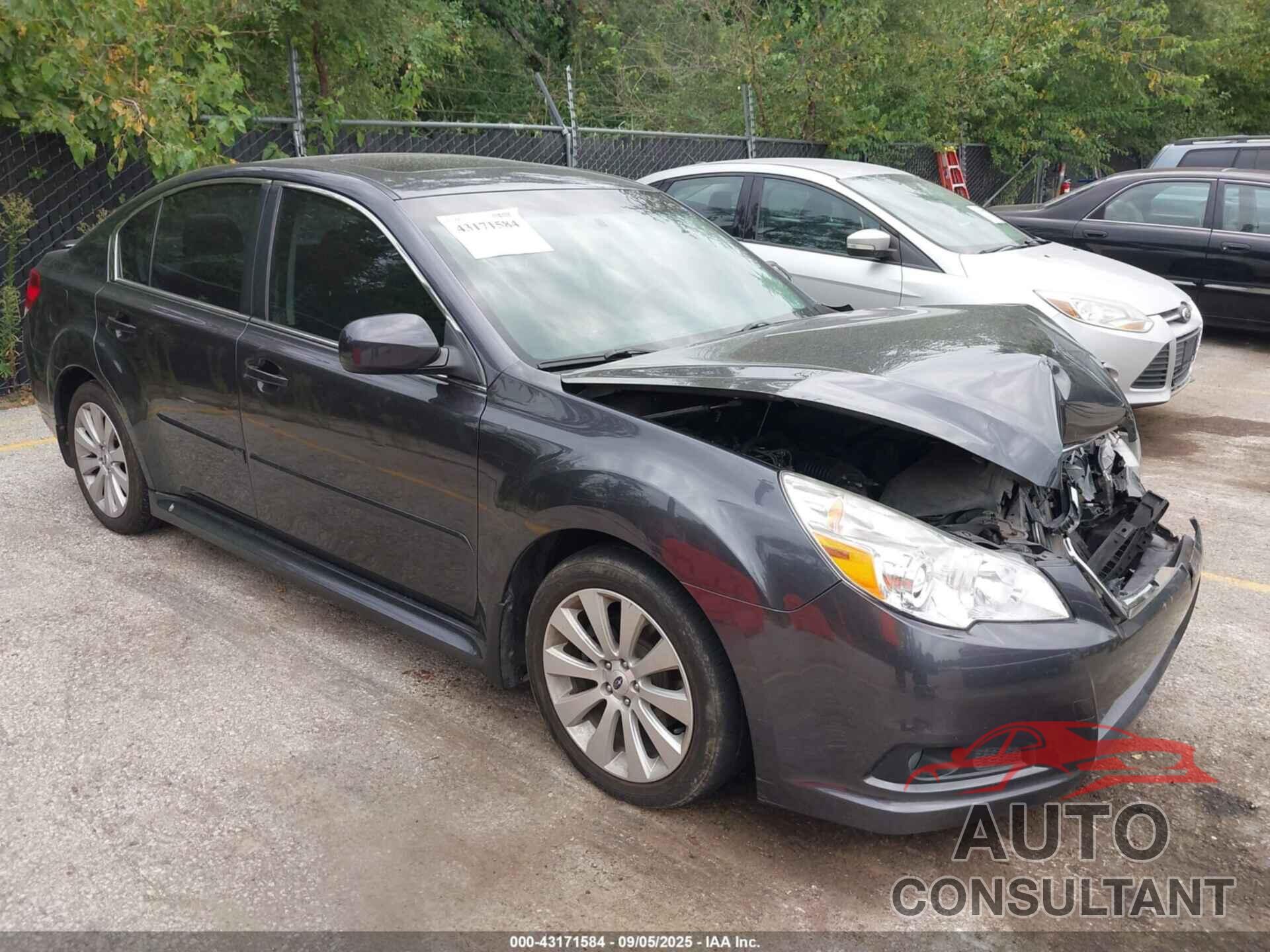 SUBARU LEGACY 2012 - 4S3BMCK61C3030756