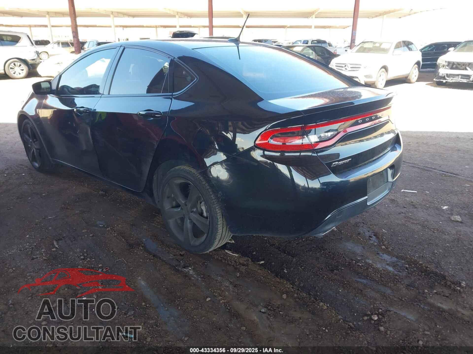 DODGE DART 2015 - 1C3CDFBB4FD435287