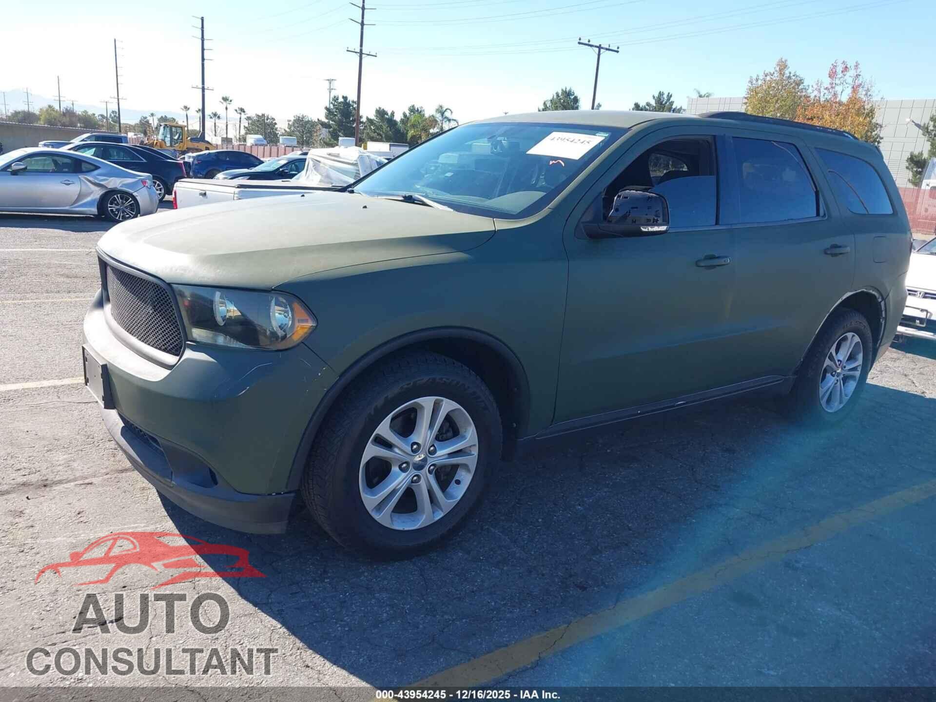 DODGE DURANGO 2011 - 1D4RD4GG7BC720275