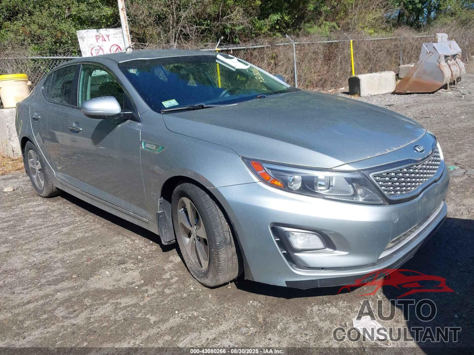 KIA OPTIMA HYBRID 2014 - KNAGM4AD7E5067343