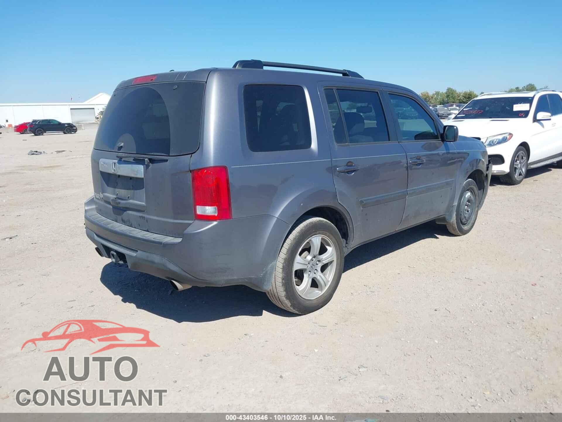 HONDA PILOT 2014 - 5FNYF3H72EB015354