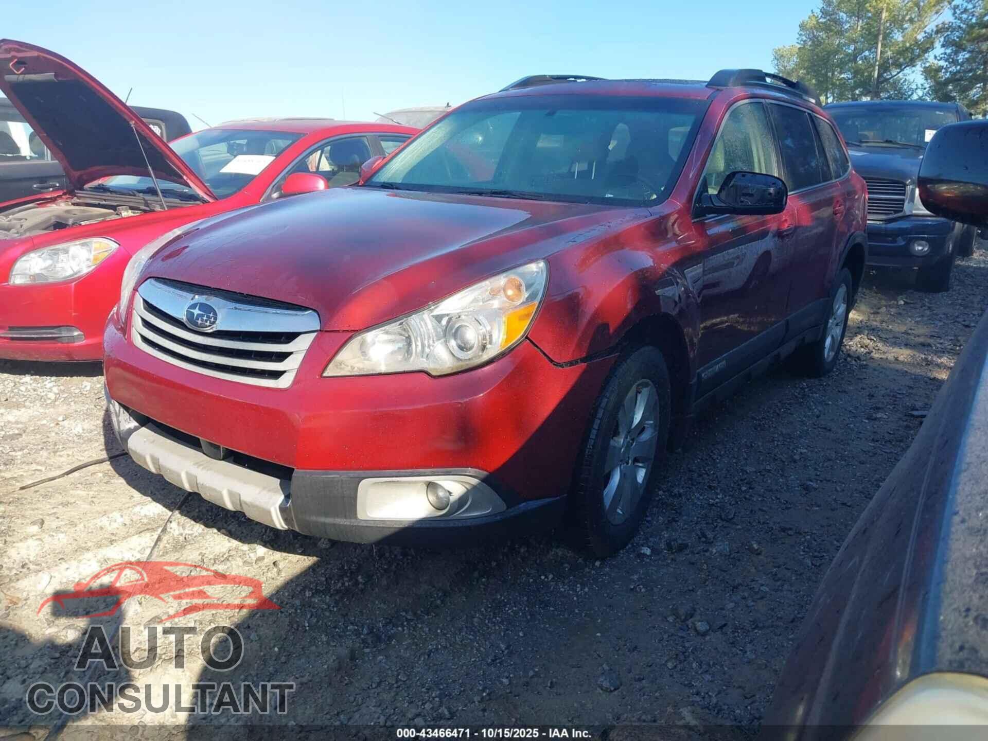 SUBARU OUTBACK 2011 - 4S4BRBLC0B3358373