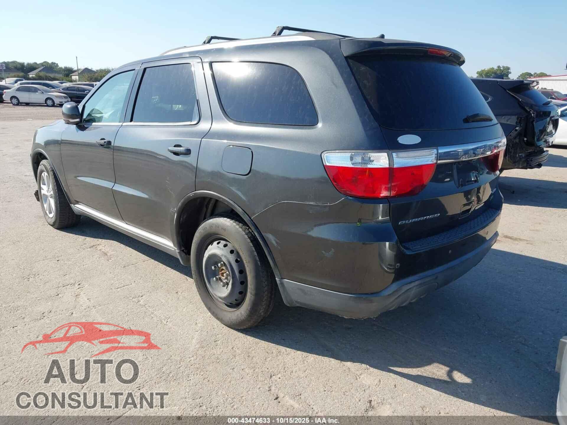DODGE DURANGO 2011 - 1D4RD4GG5BC729315
