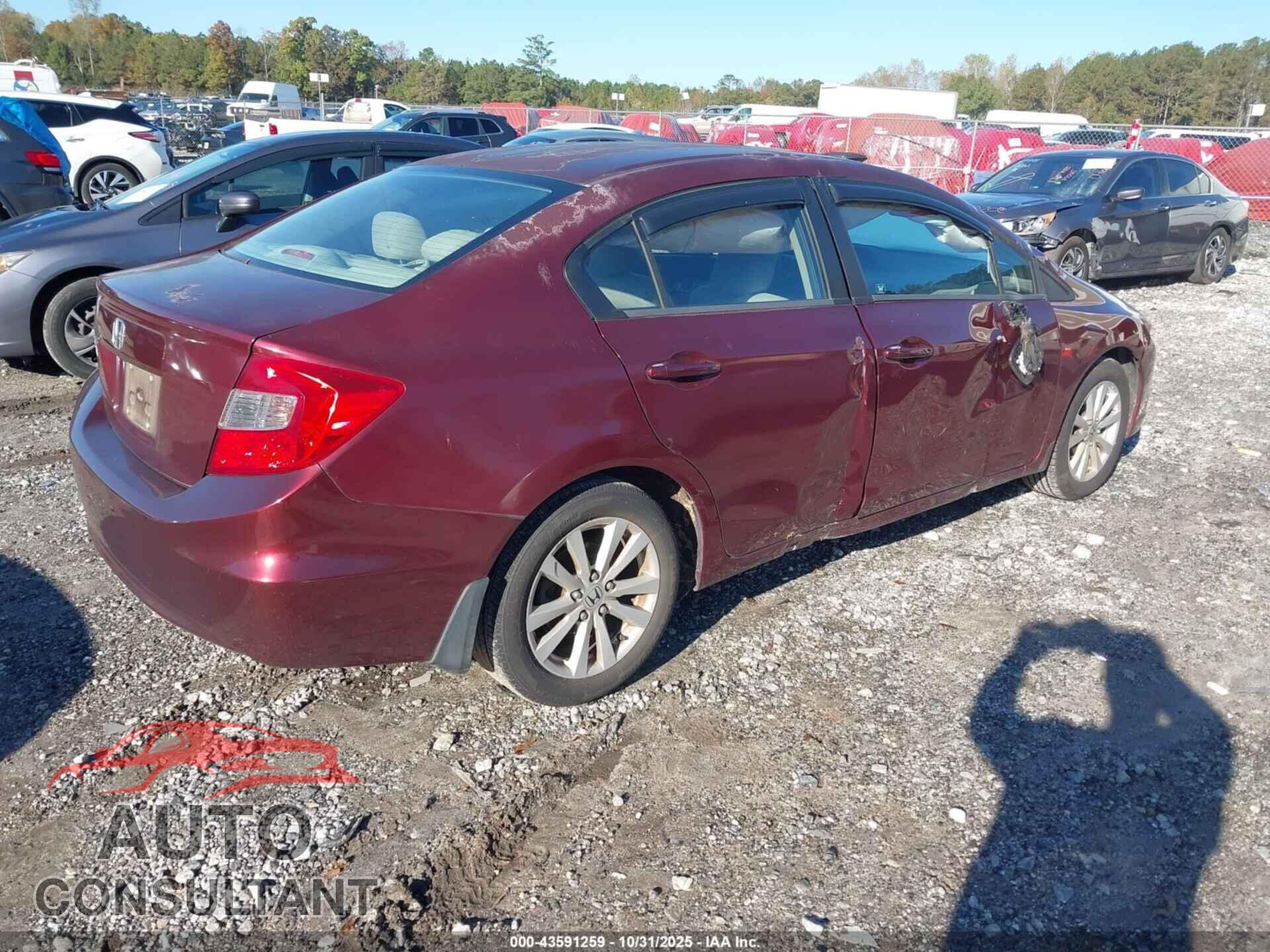HONDA CIVIC 2012 - 2HGFB2F89CH569895