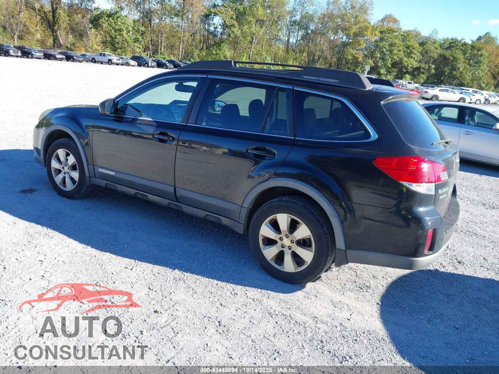 SUBARU OUTBACK 2012 - 4S4BRBGC8C3238123