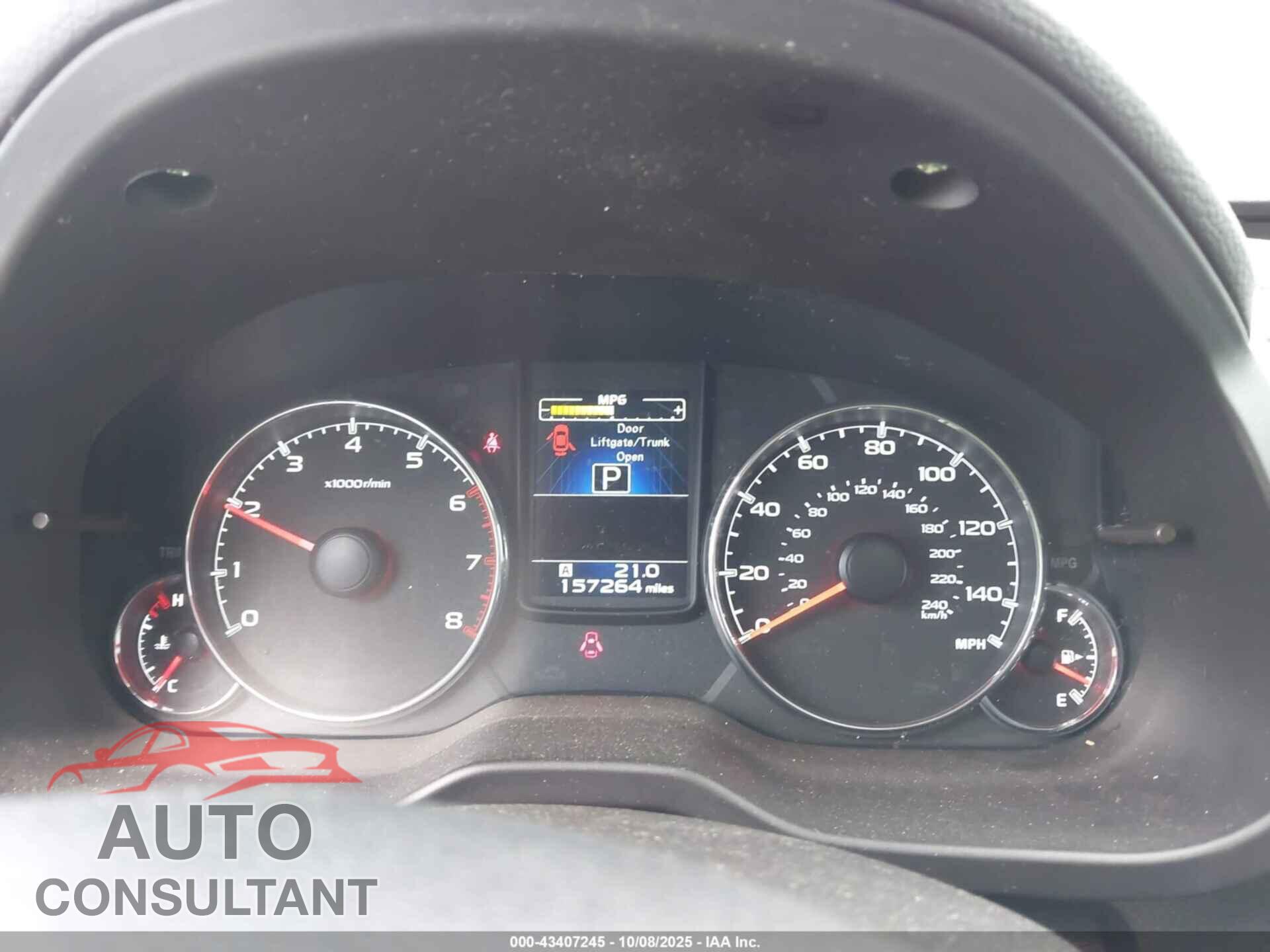 SUBARU OUTBACK 2014 - 4S4BRBLC9E3304915